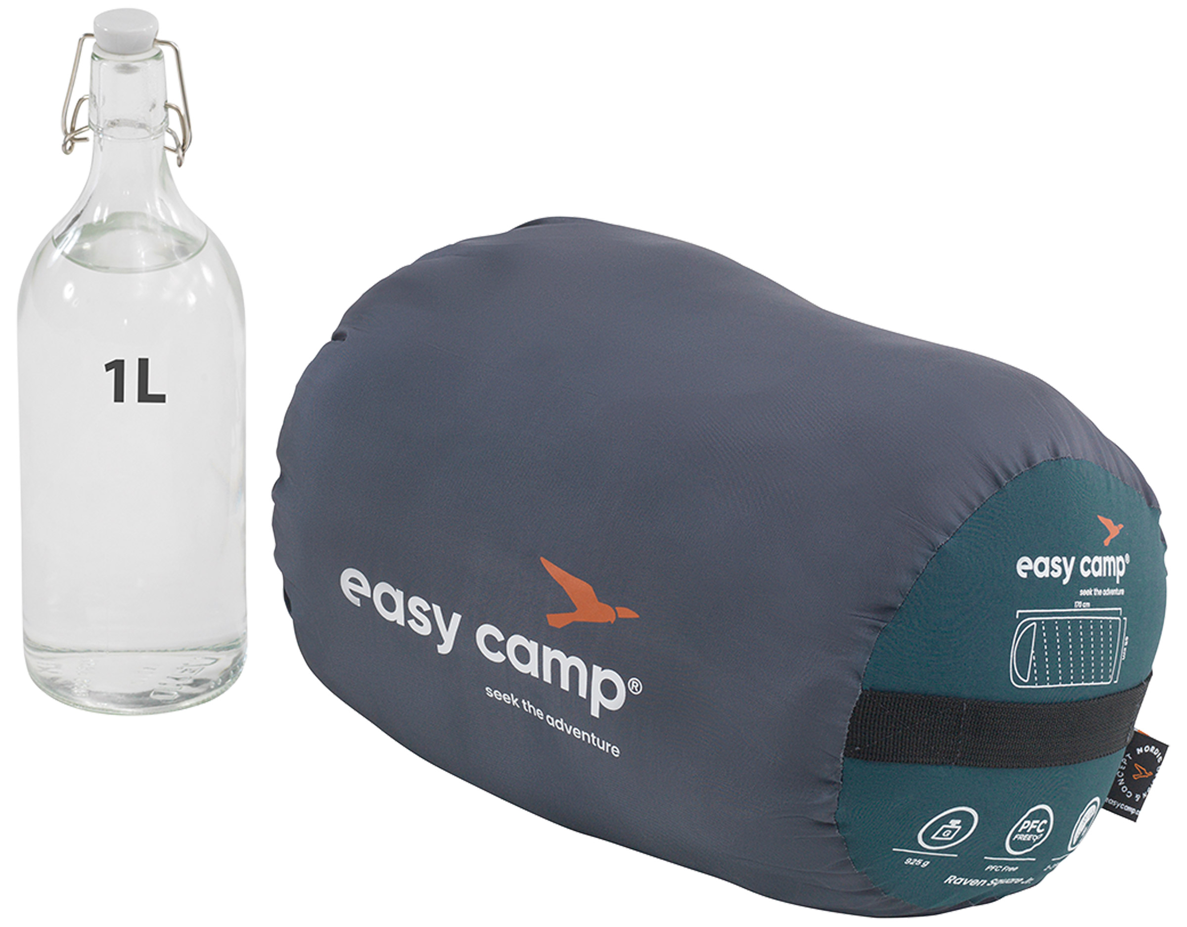 Raven Square Jr. Børn Fibersovepose