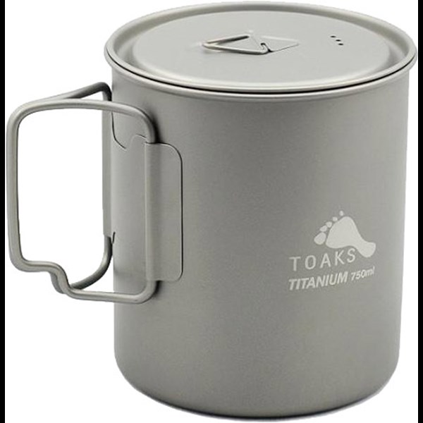 Titanium 750 ml Pot with Lid Toaks Kogegrej