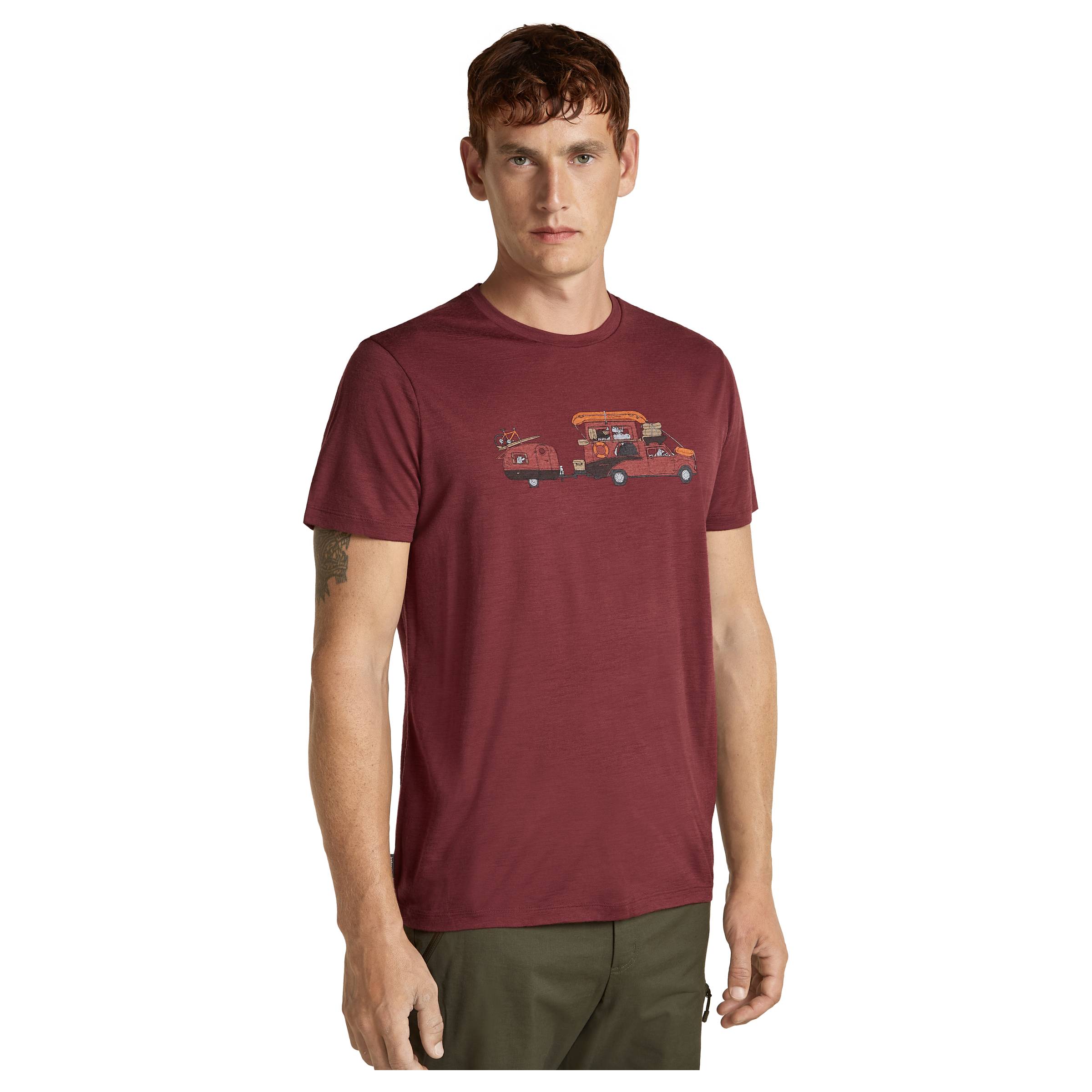 Merino 150 Tech Lite SS Tee Transportage Herre Icebreaker herre
