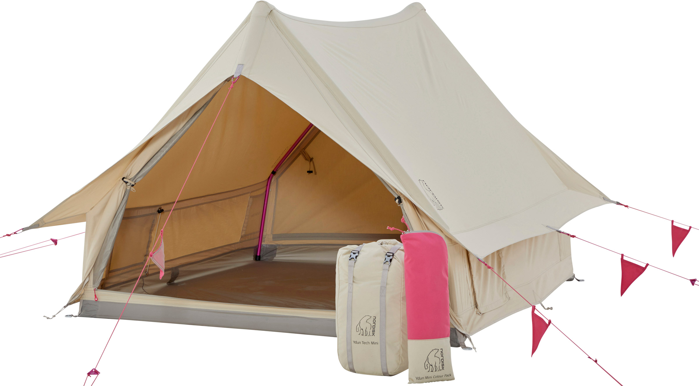 Ydun Tech Mini Incl. Color Pack, 2-Personers Bomuldstelt Nordisk telte