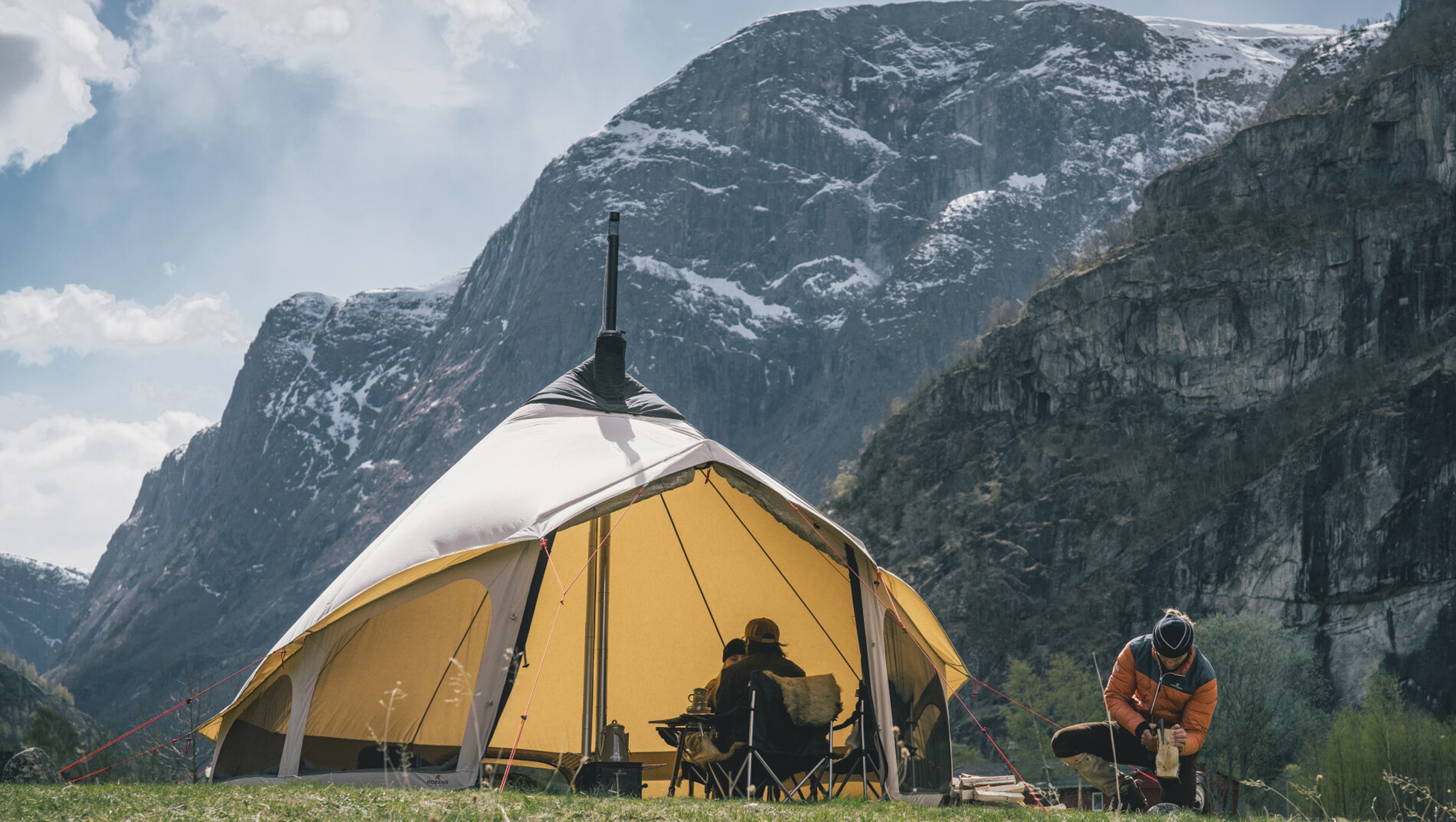 Settler Field 6, 6-Personers Bomuldstelt