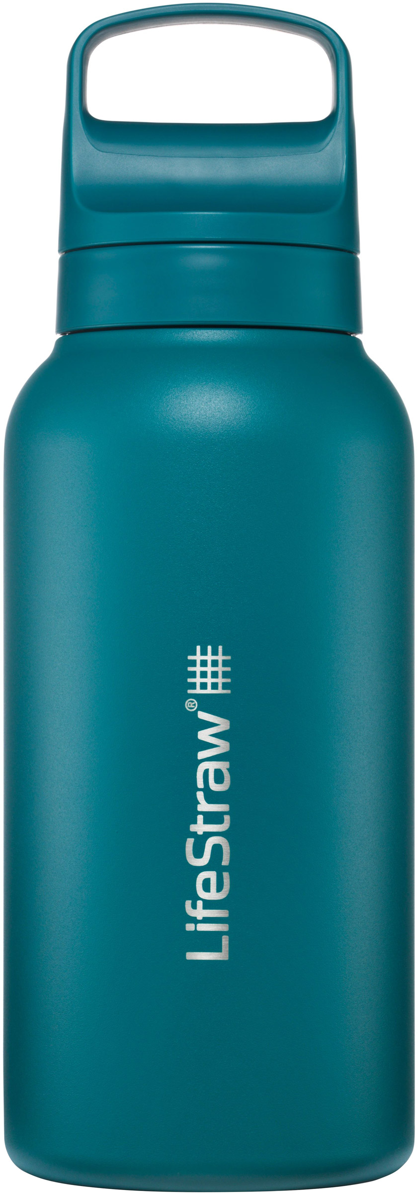 Go 1 ltr Stålflaske med Vandrensning