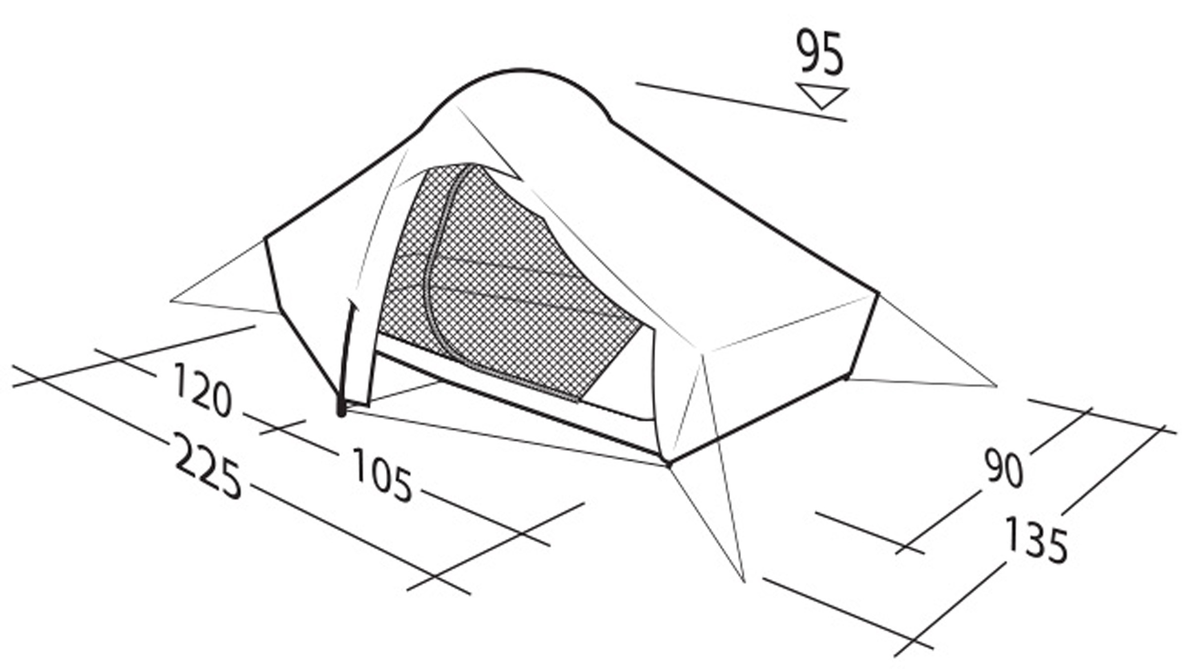 Chaser 1 LW, 1-Persons Telt