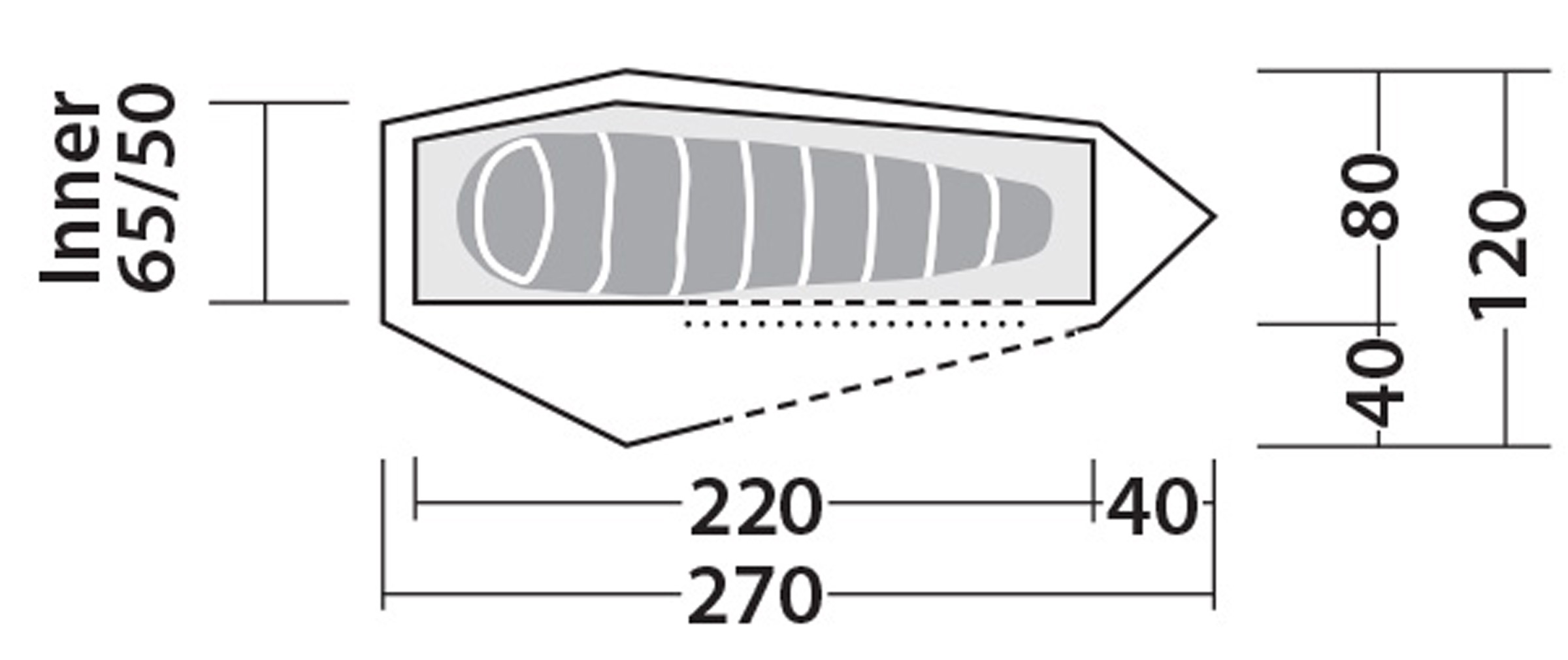 Cress 1 Pro, 1-Persons Telt