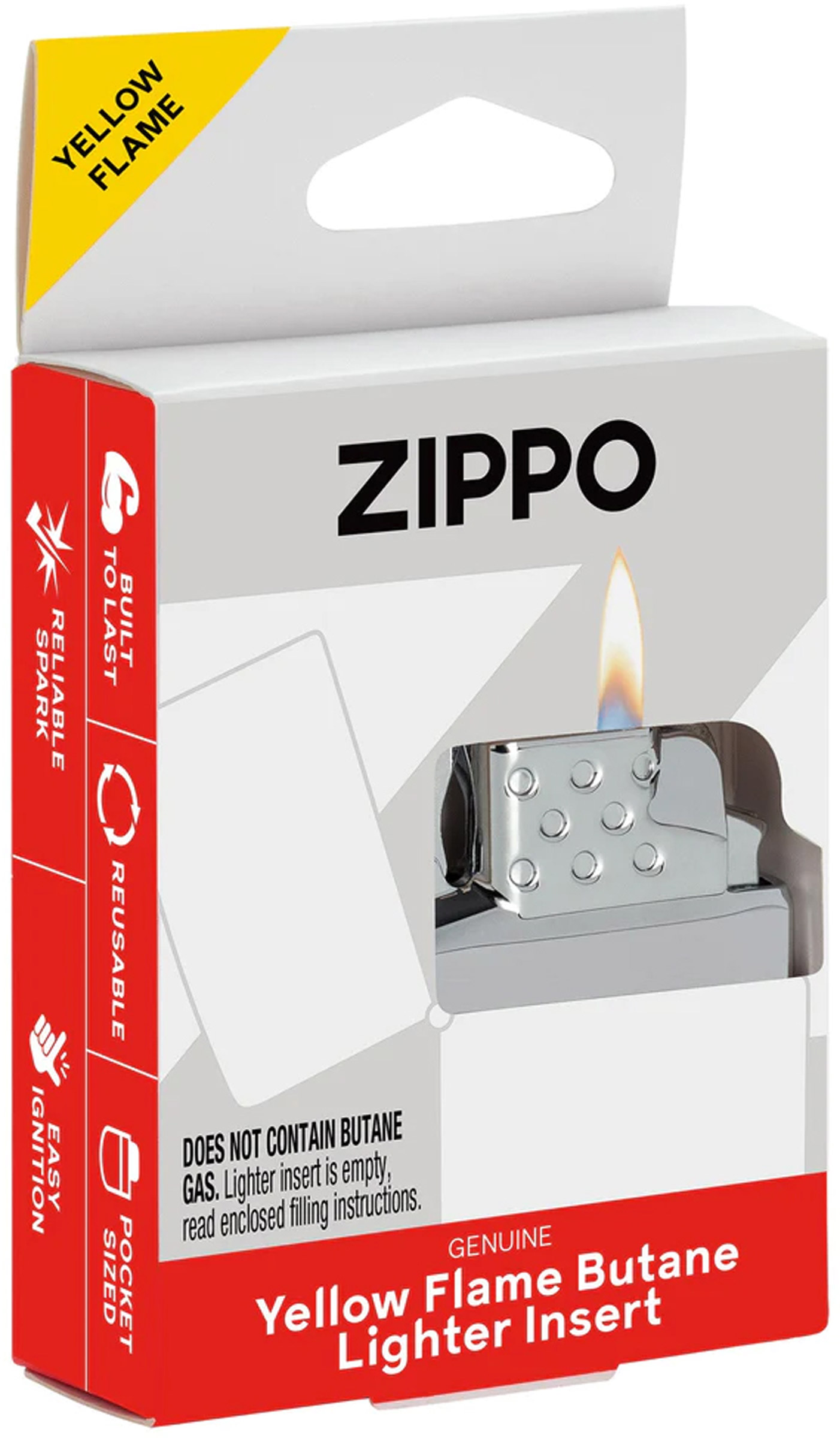 Butane Lighter Insert - Yellow Flame