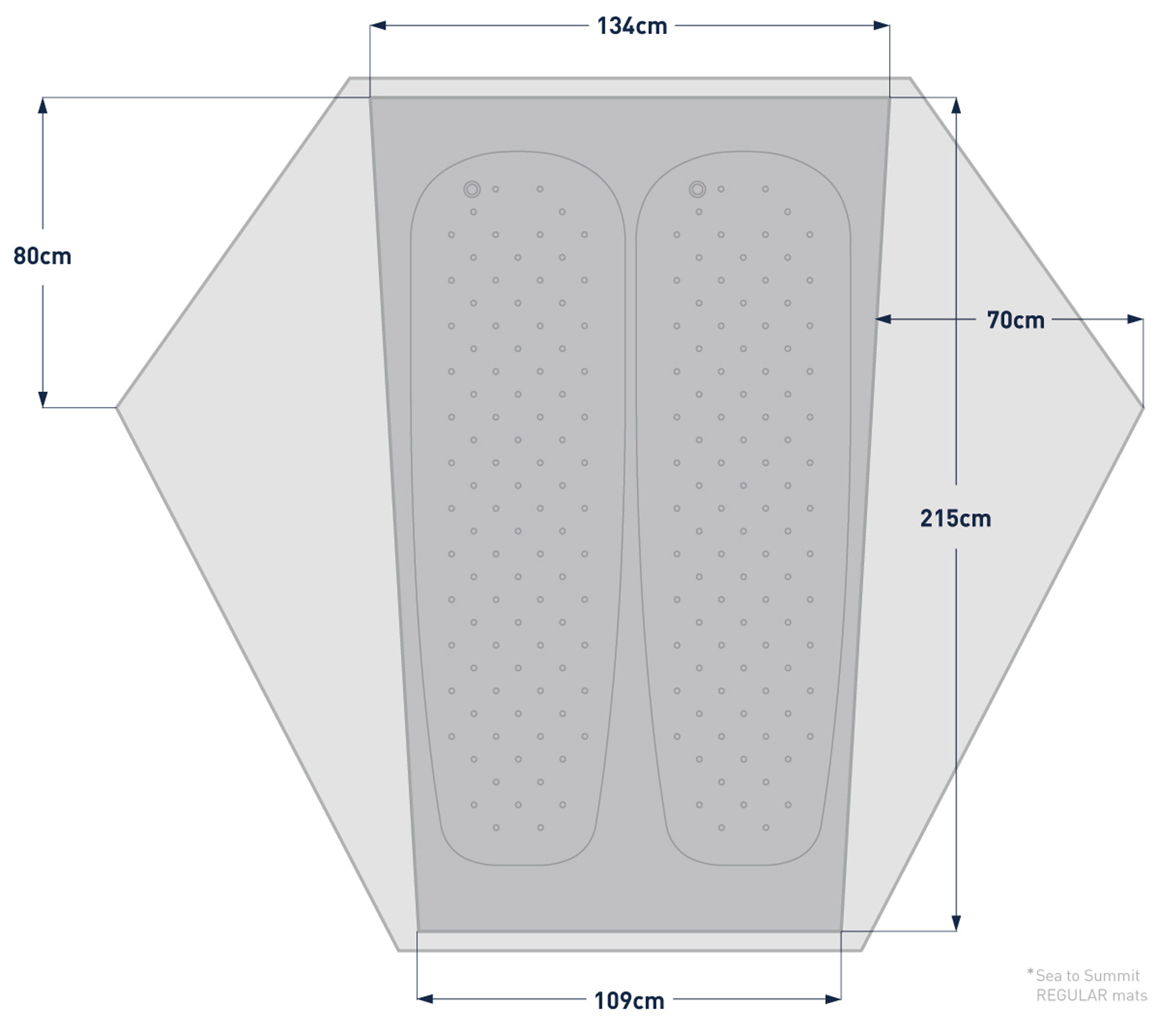 Telos TR2 Ultralight Backpacking, 2-Personers Telt