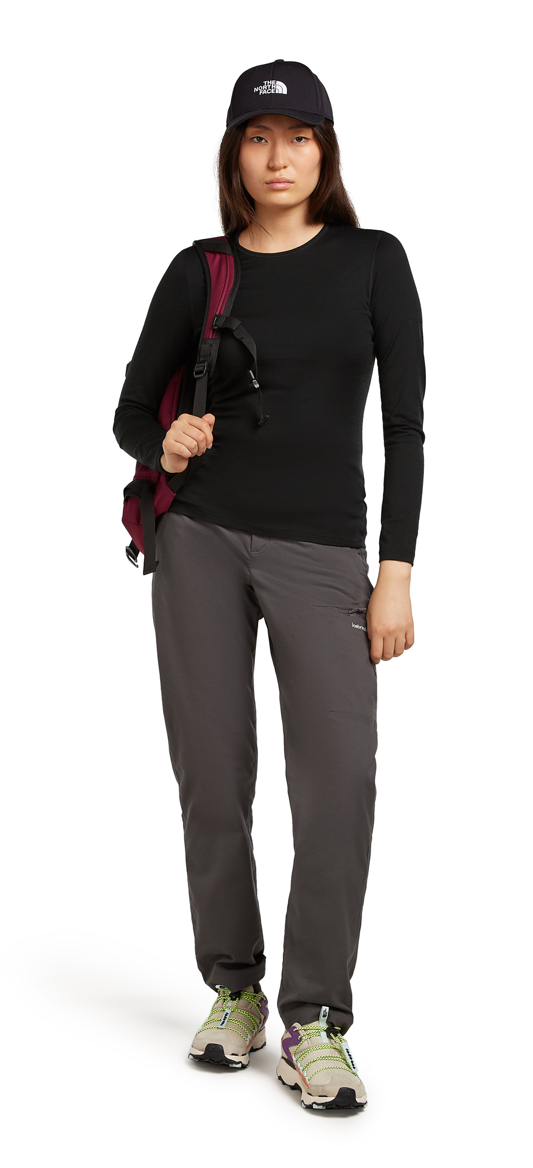 Merino 200 Oasis LS Crew Dame