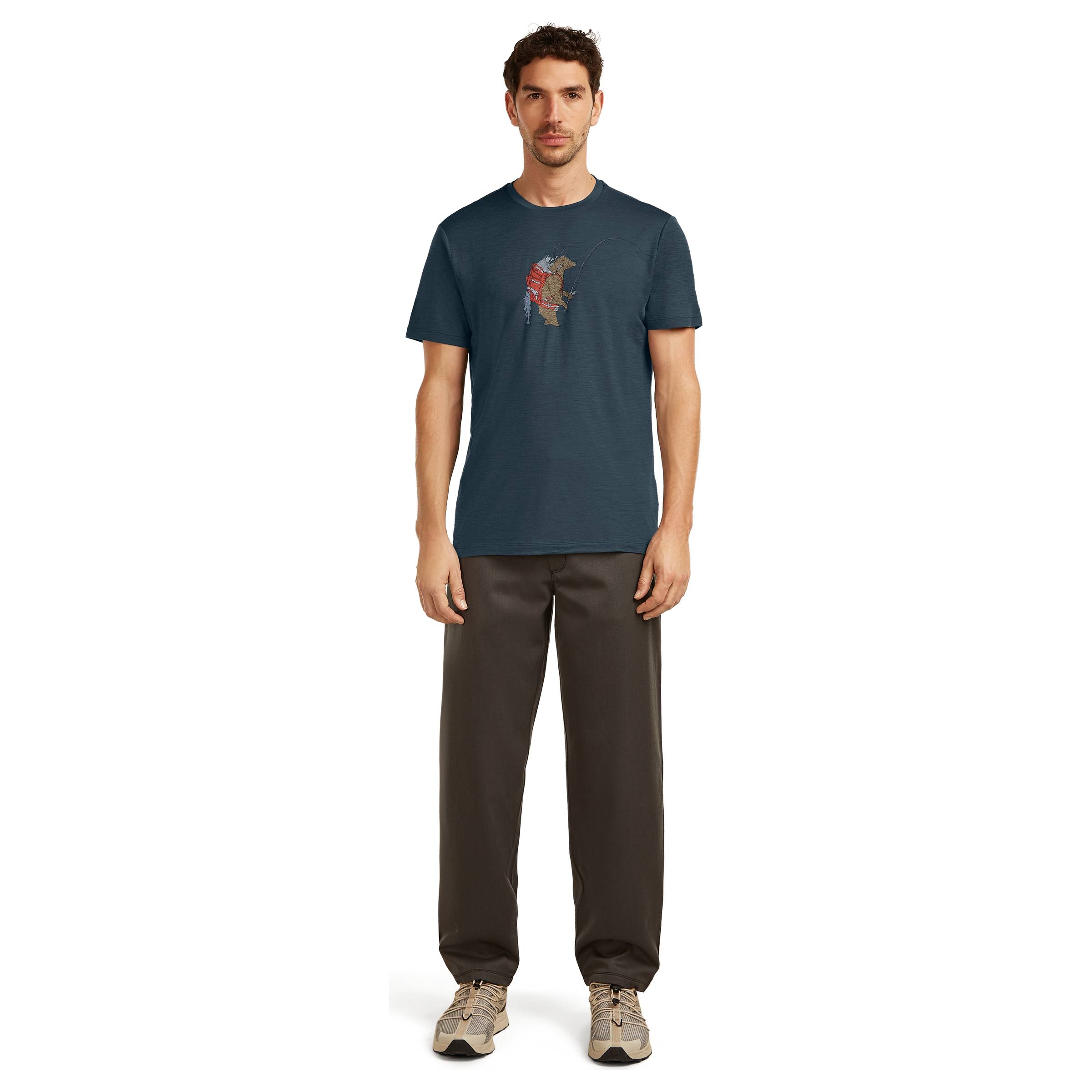 Merino 150 Tech Lite SS Tee Bear Catch Herre