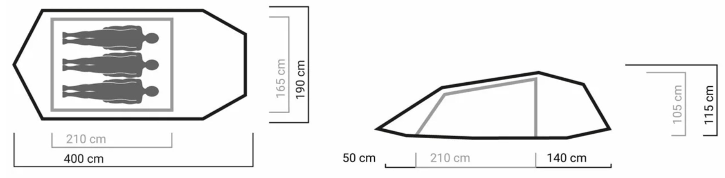 Scouter Lofoten 3, 3-Personers Telt