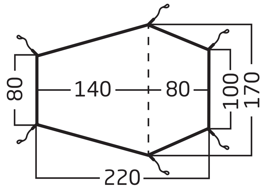 Telemark 2.2 Footprint