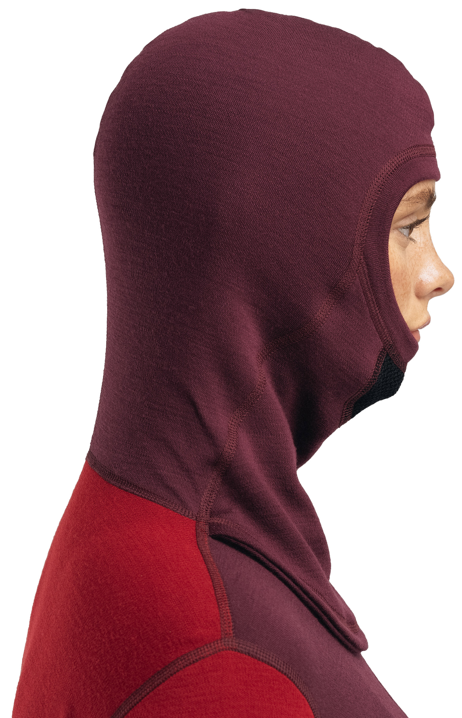 WarmWool Hood Sweater with Zip Dame