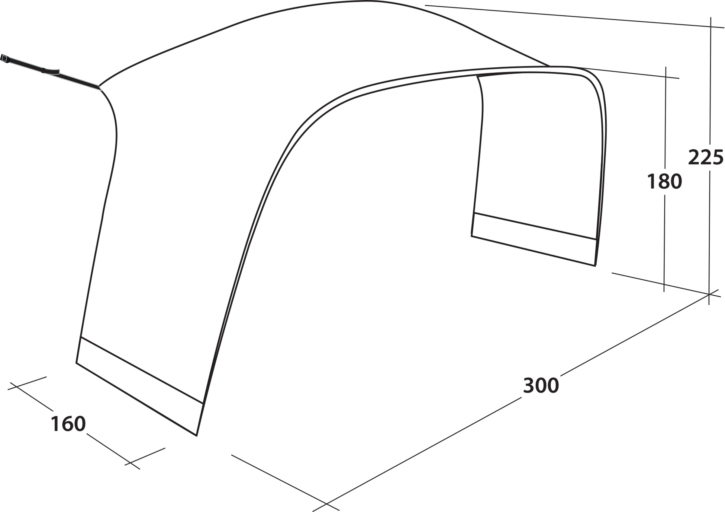 Wakefield M Tent Connector Outwell telte