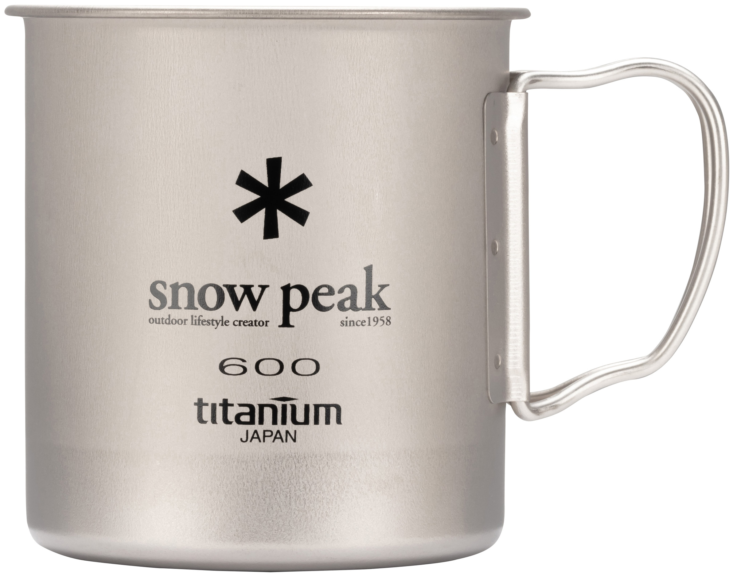 Titanium Single Wall 600 ml Krus