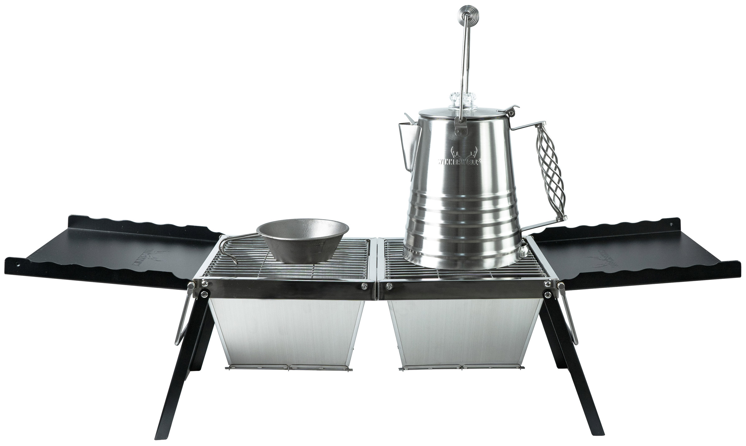 Fastfold Camp Table Charcoal BBQ Grill