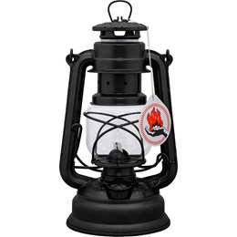 Feuerhand Hurricane Lantern Baby Special 276 Grå/Sort Lanterner & lamper