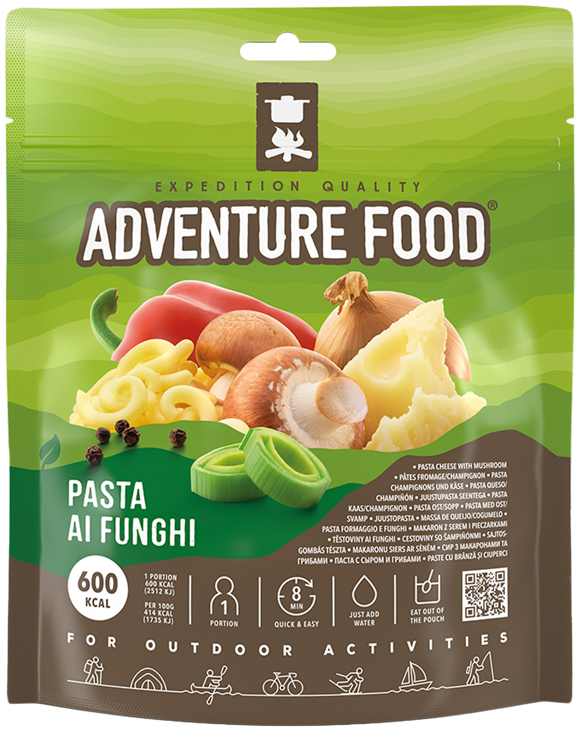 Pasta ai Funghi Adventure Food brands