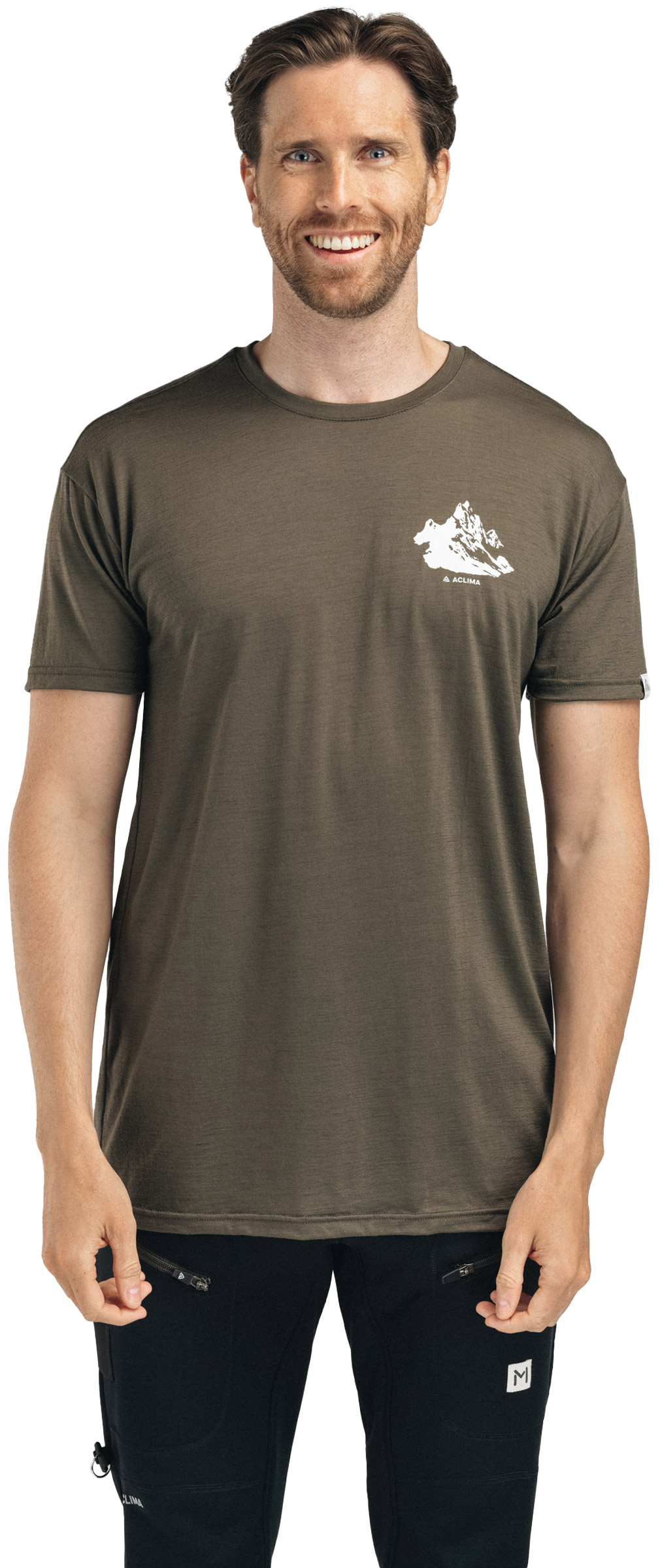 LightWool Tee Mountain Print Aclima brands