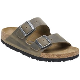 Birkenstock Arizona Oiled Leather Unisex EU 46 Faded Khaki Sandaler