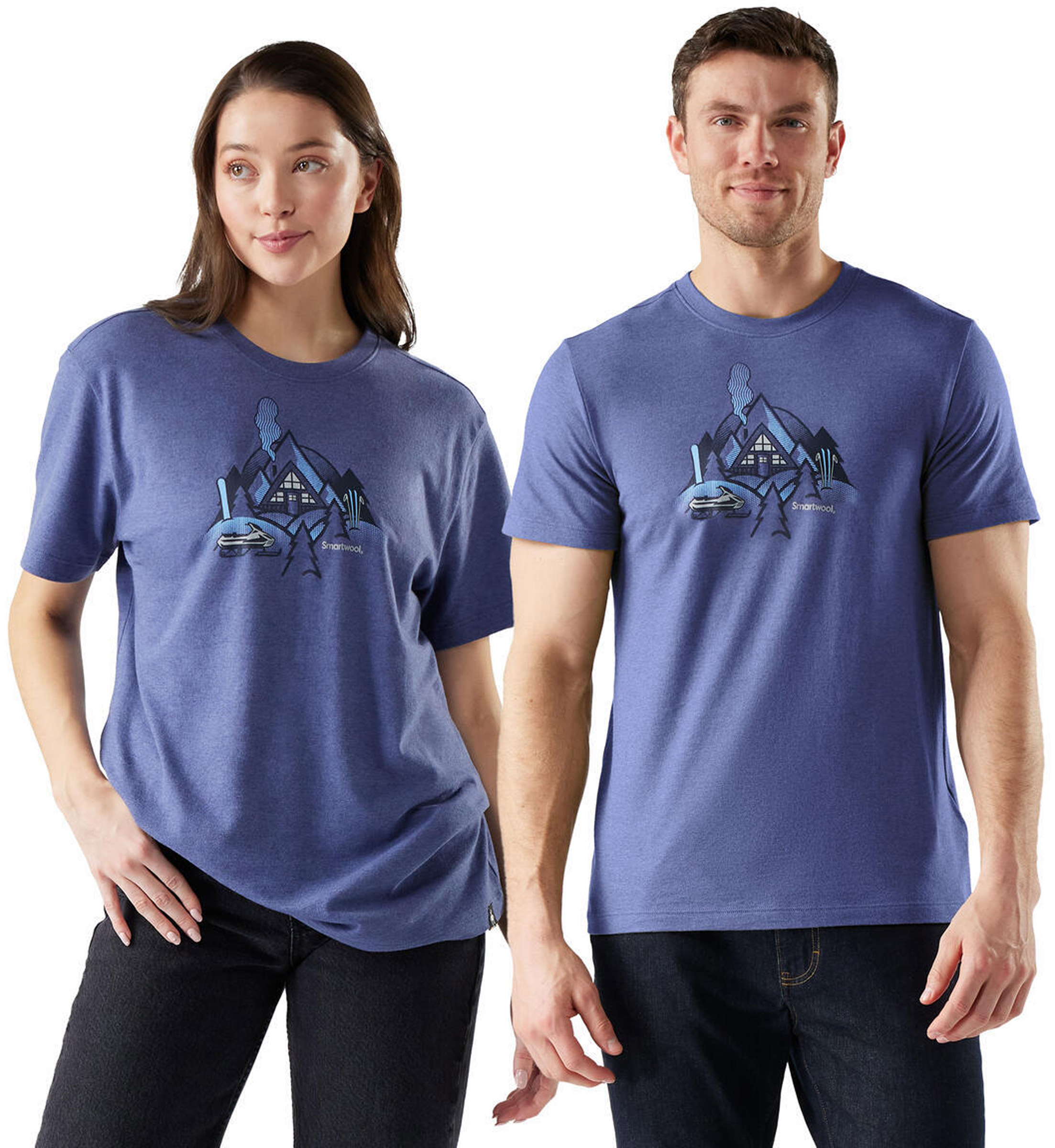Alpine A-Frame Short Sleeve Graphic Tee SmartWool dame