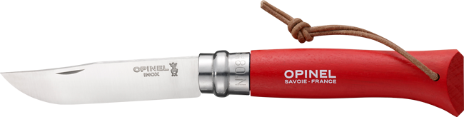 No 8 Stainless Steel Beech Wood Foldekniv Opinel brands