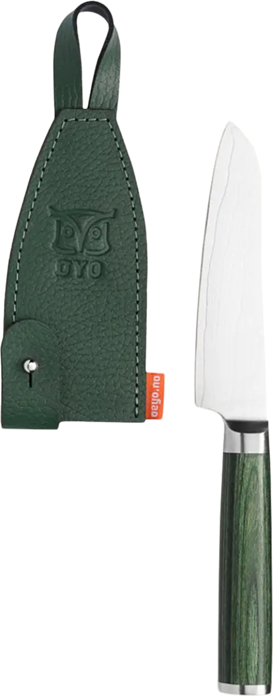 Smaragd Damask Santoku All-Round Knife