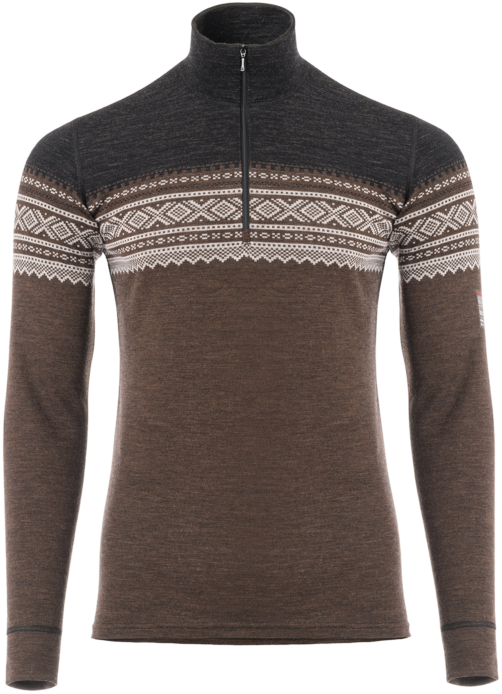 DesignWool Marius Mock Neck with Zip Aclima herre