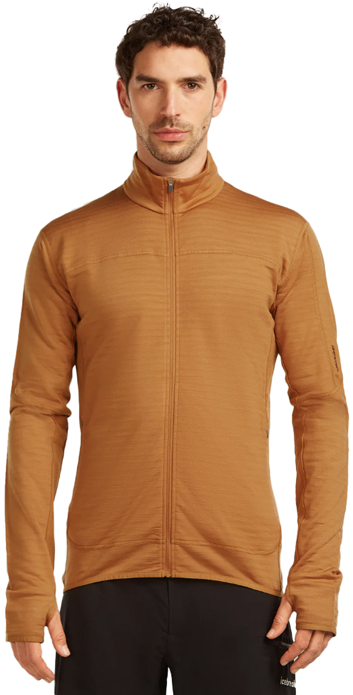 Merino Blend 300 RealFleece Descender LS Zip Icebreaker herre
