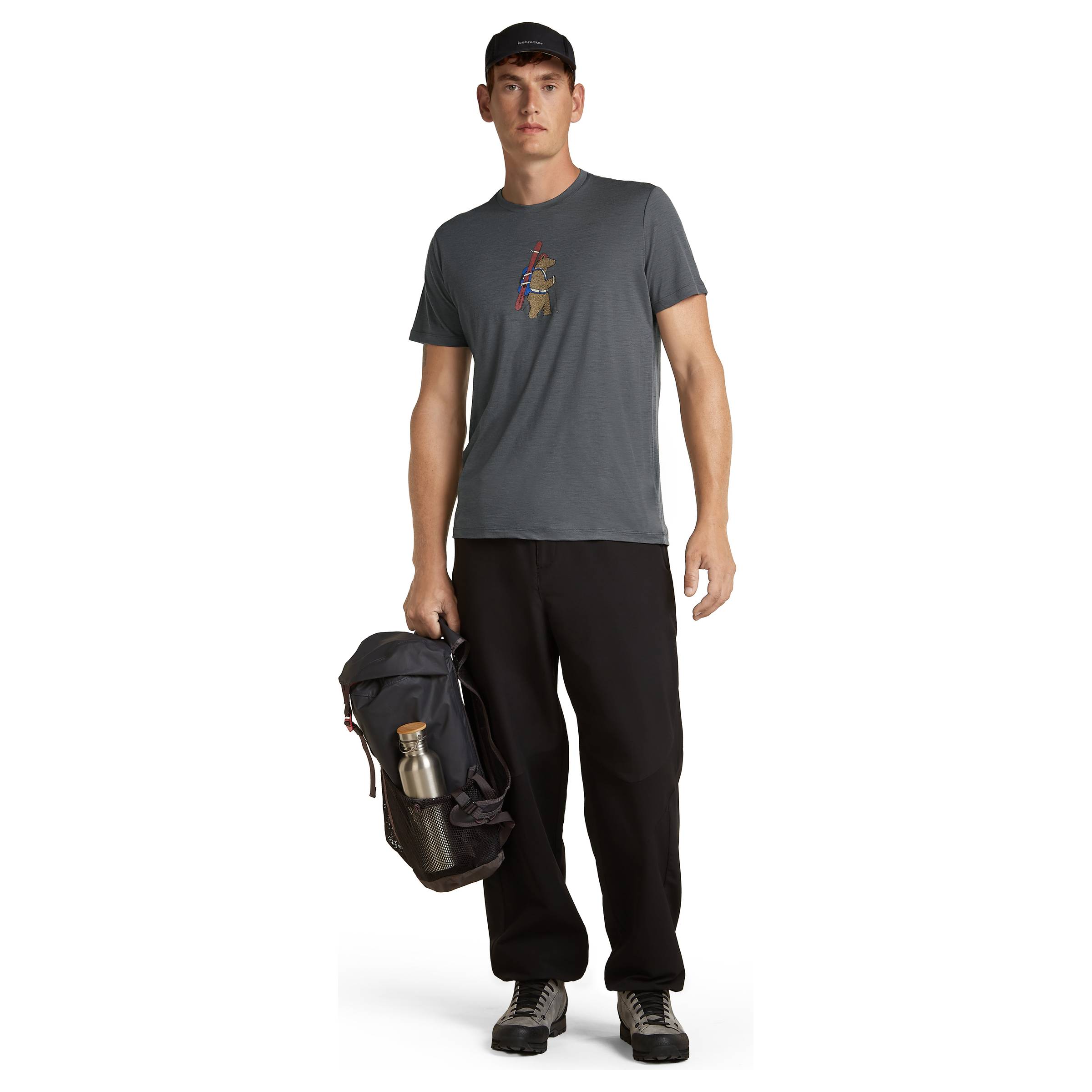 Merino 150 Tech Lite SS Tee Bear Tour Herre