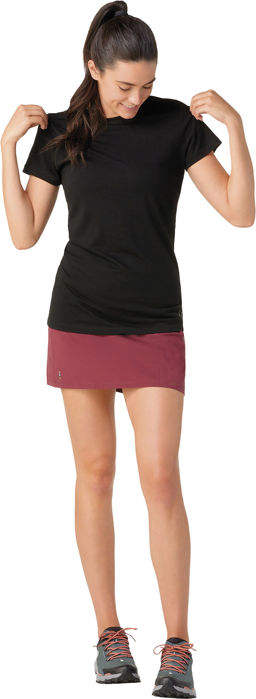 Merino Short Sleeve Tee Dame