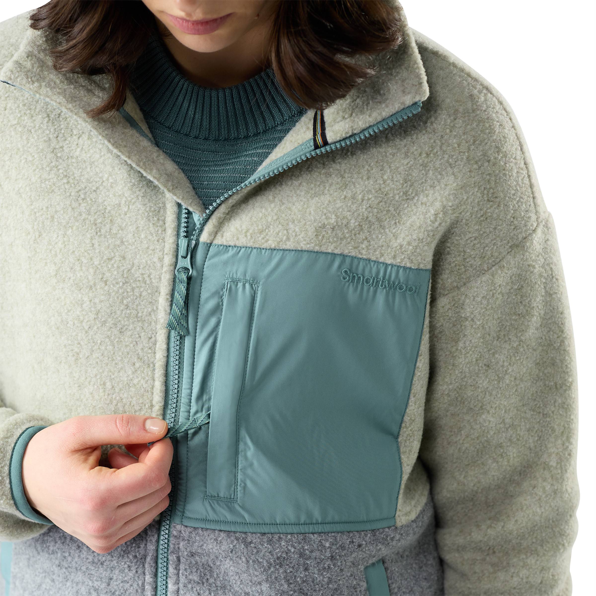 Second Cut Fleece Jacket Dame