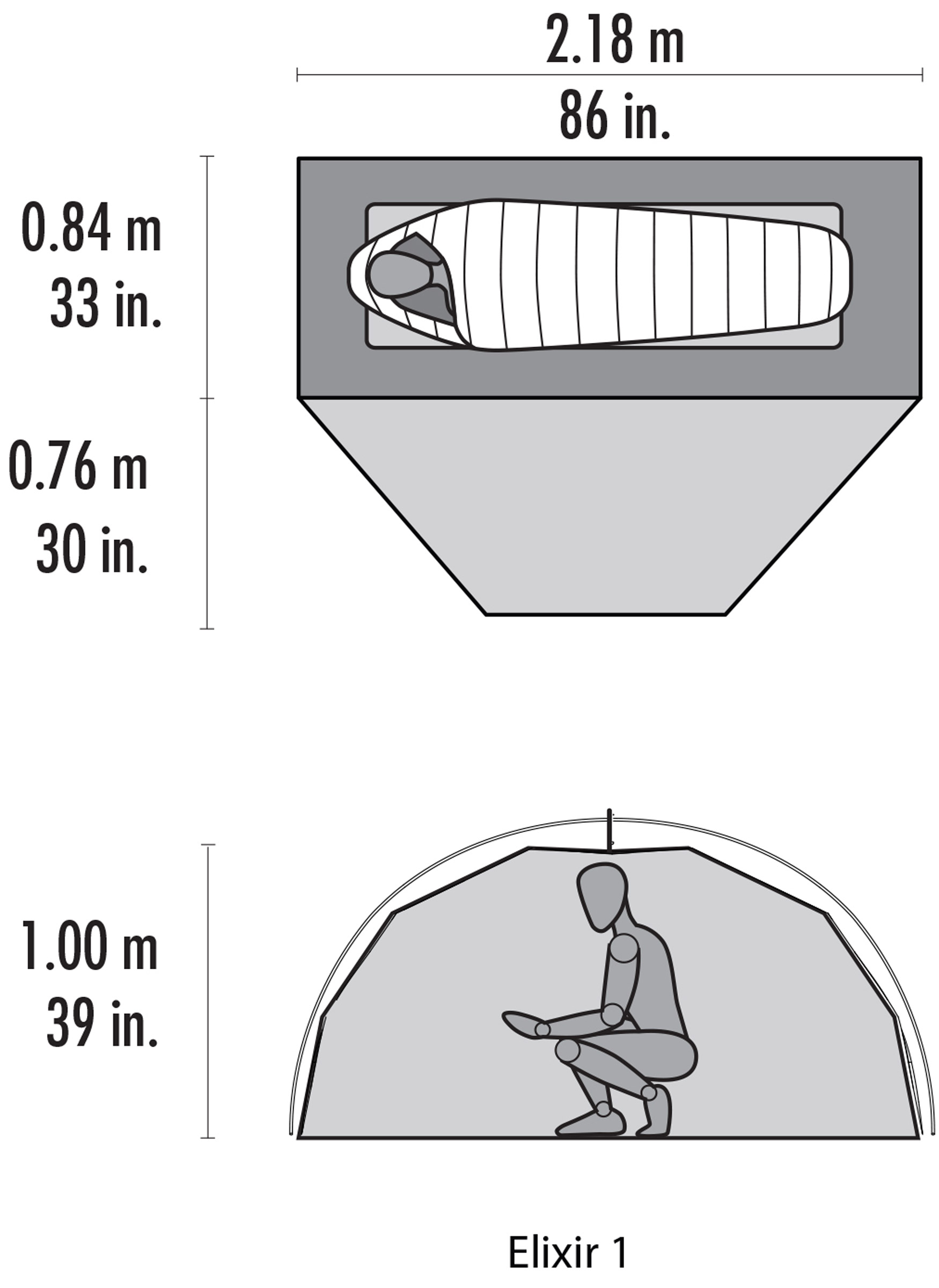 Elixir 1, 1-Persons Telt