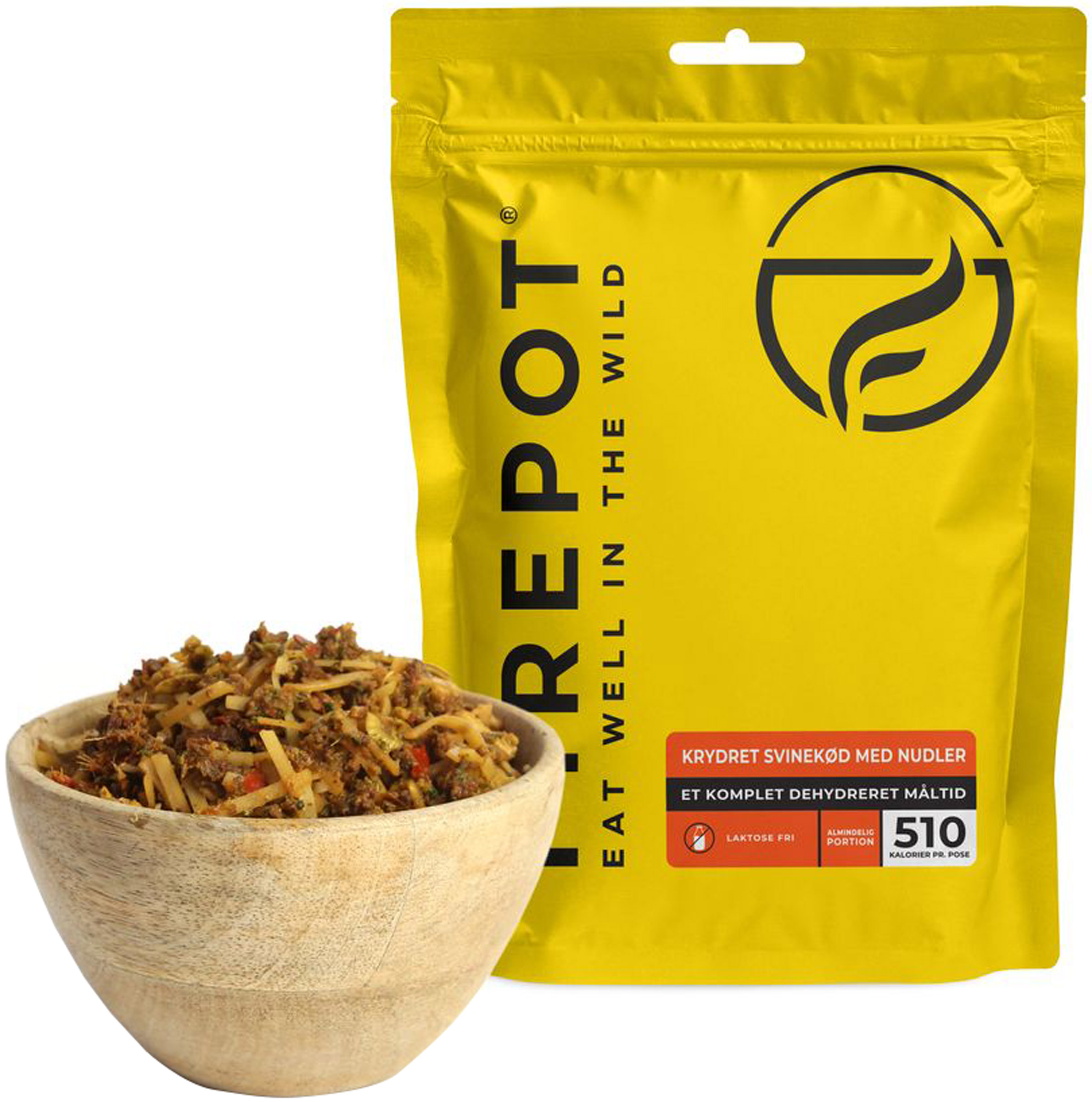 Krydret Svinekød med Nudler Firepot prepper-udstyr