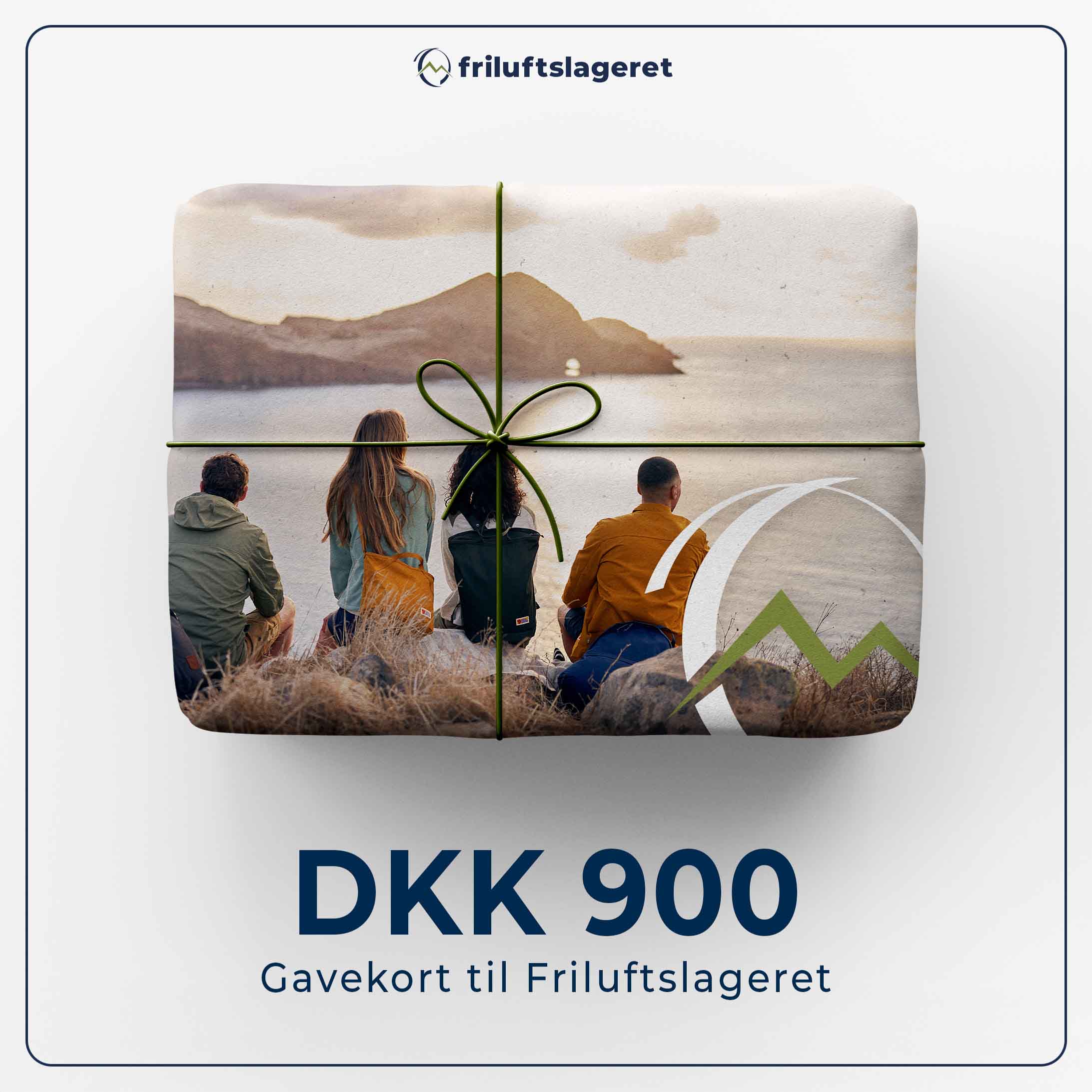 Gavekort, Online 900,- Friluftslageret gavekort