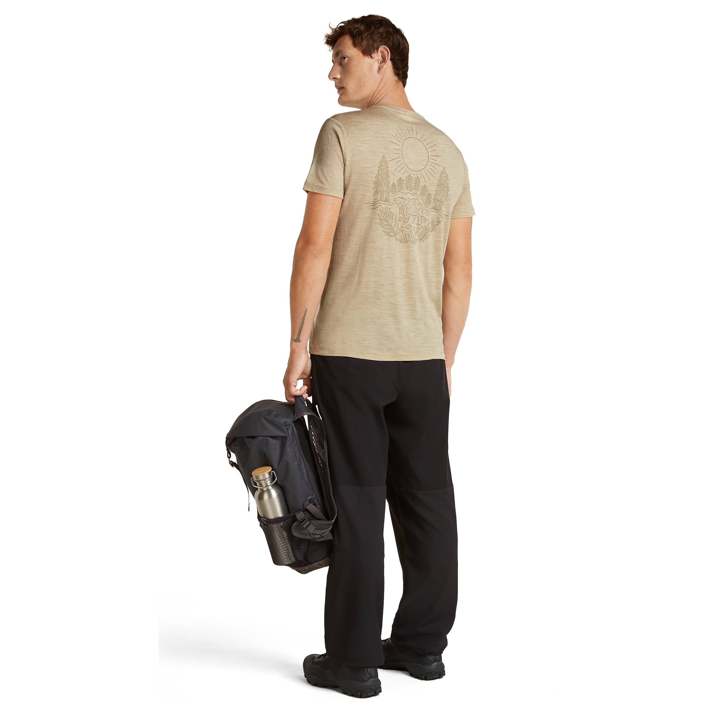 Merino 150 Tech Lite SS Tee Forest Footsteps Herre