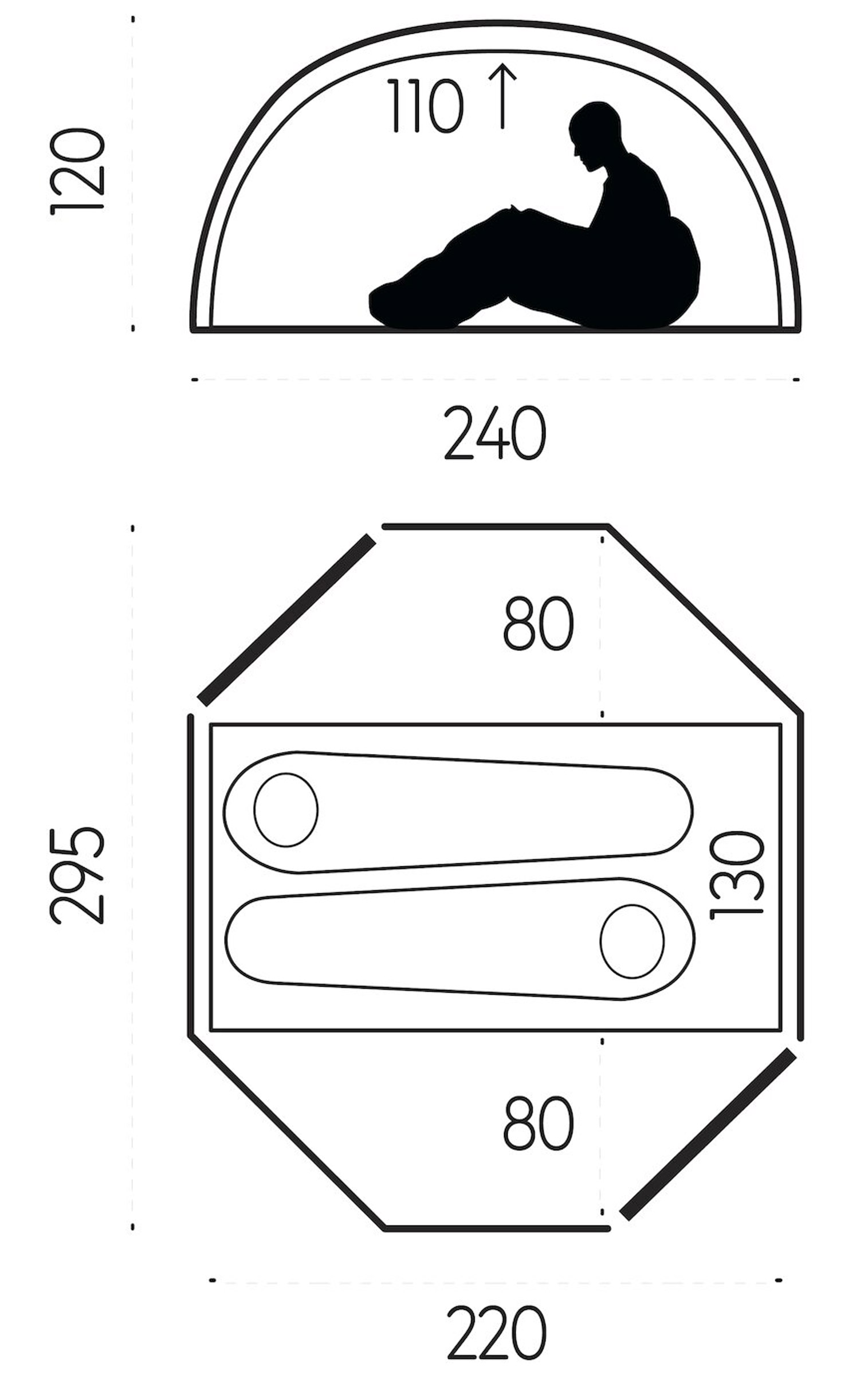 Abisko View 2, 2-Personers Telt