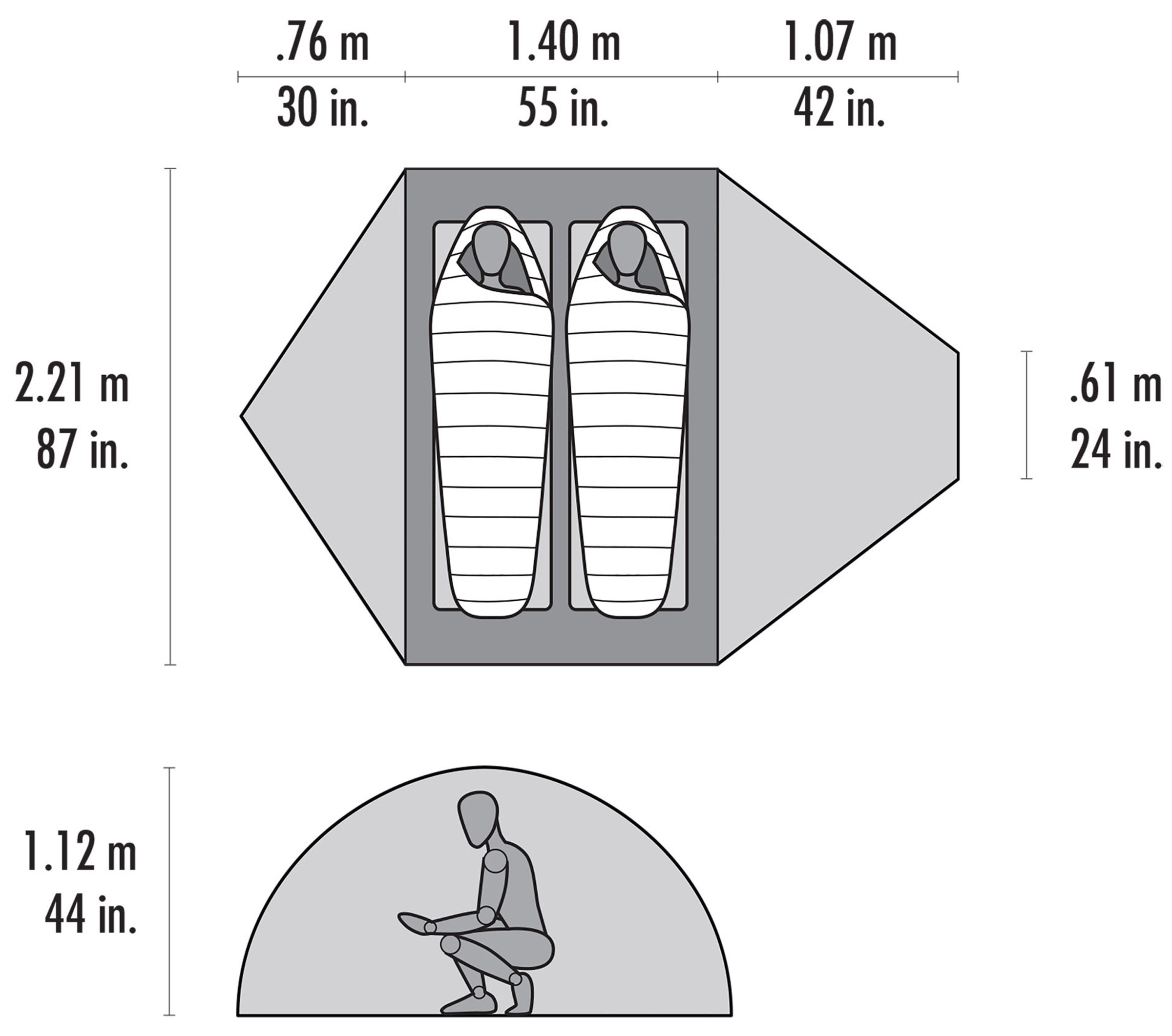 Remote 2, 2-Personers Telt