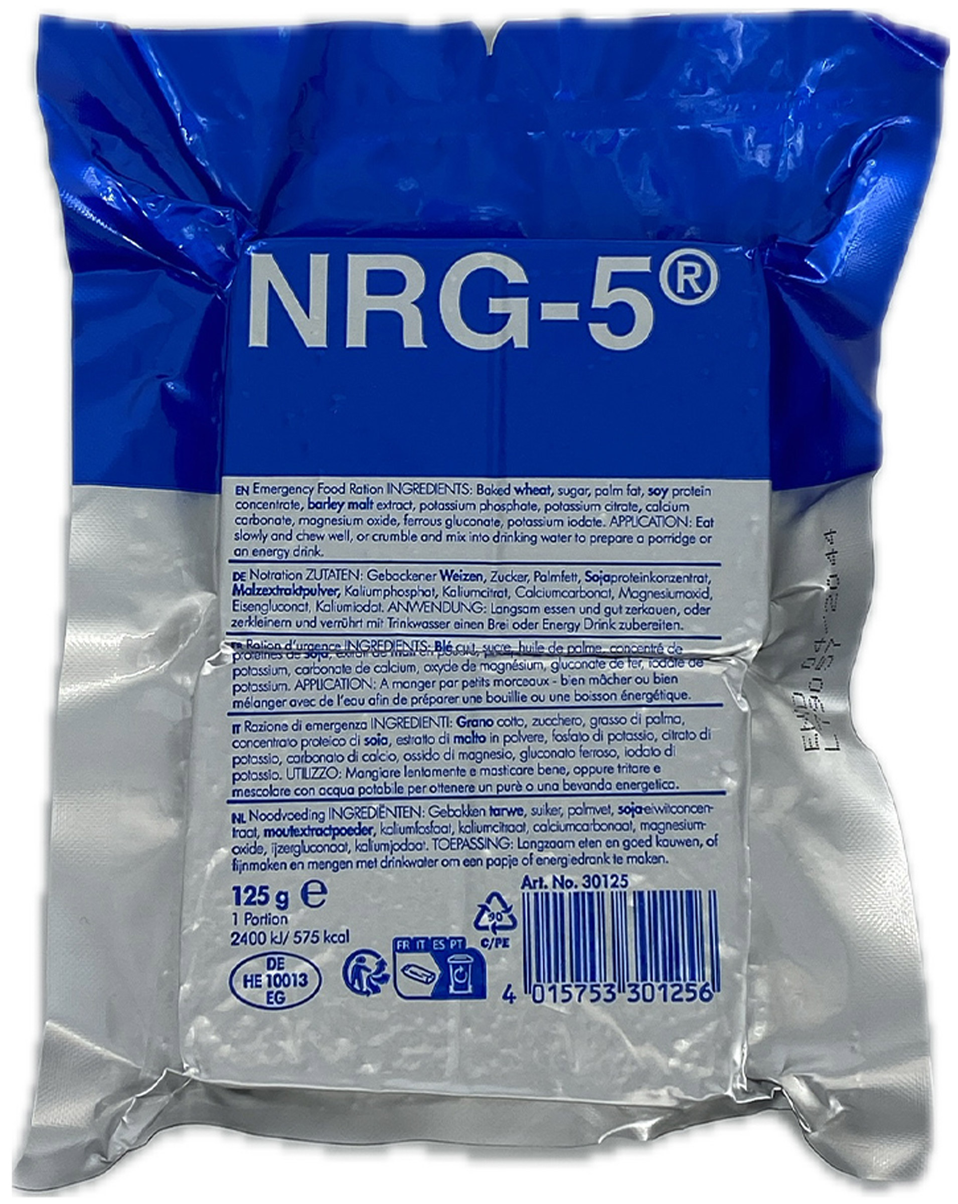 NRG-5 Emergency Food Ration 125 g Trek'n Eat kogegrej
