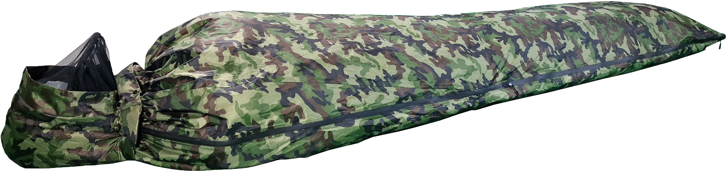 Hideout Thermo Camo Bivy Bag Bushmen sovegrej
