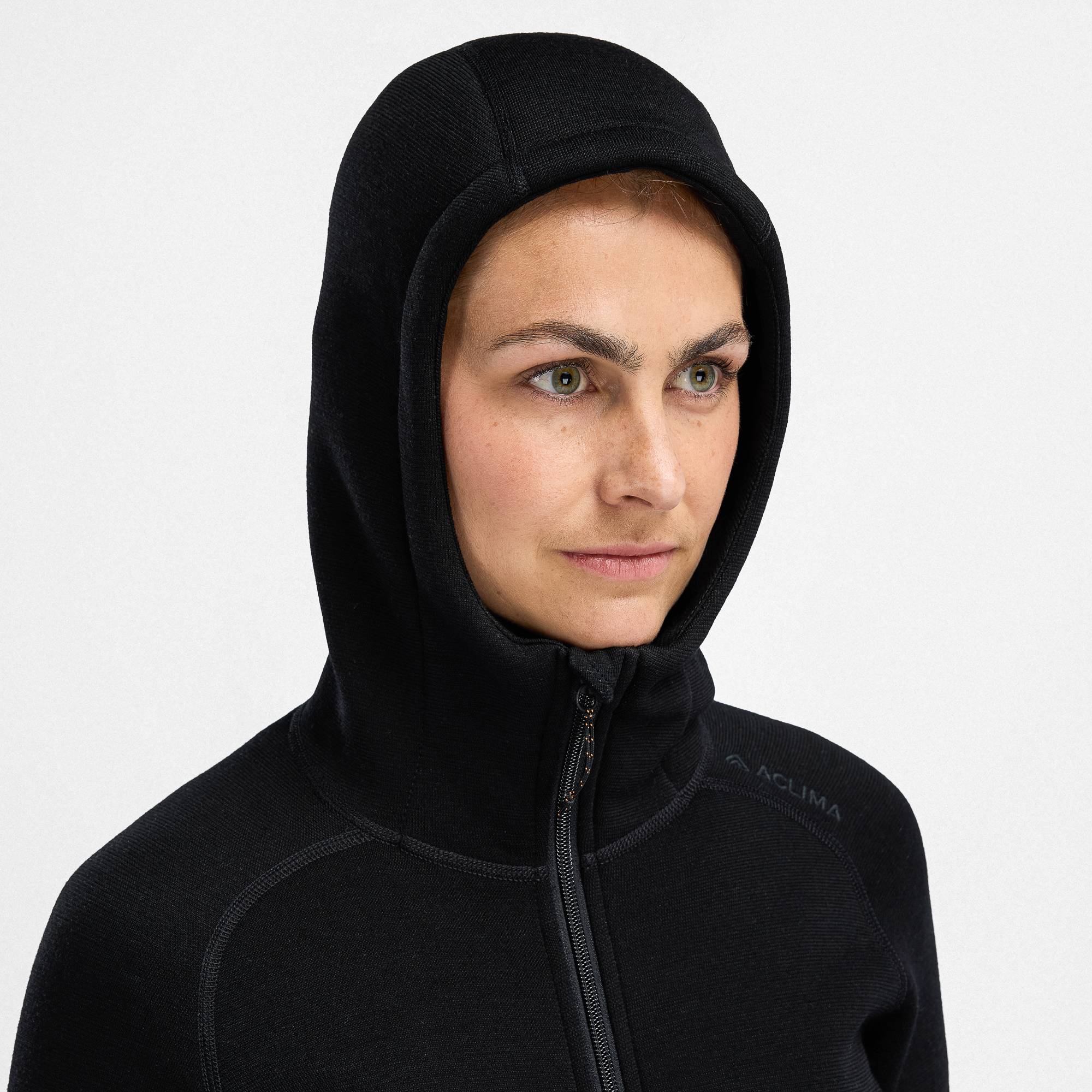 FleeceWool Hooded Jacket Dame