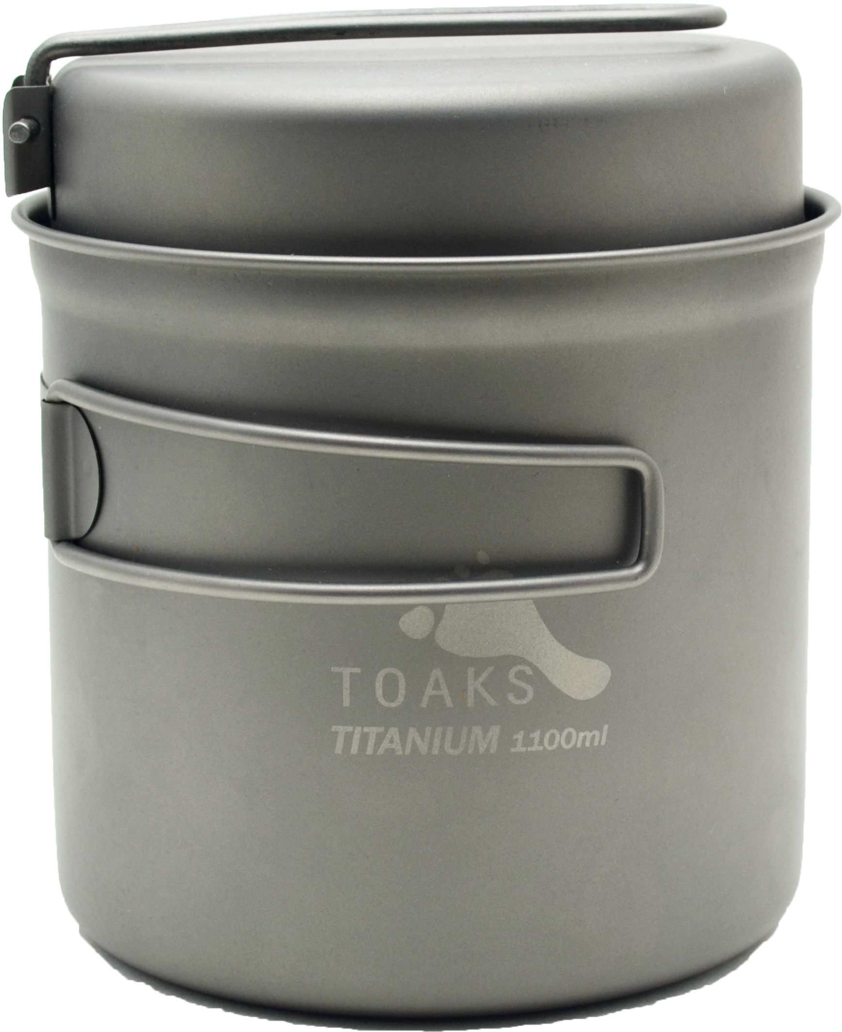 Titanium 1100 ml Pot with Pan