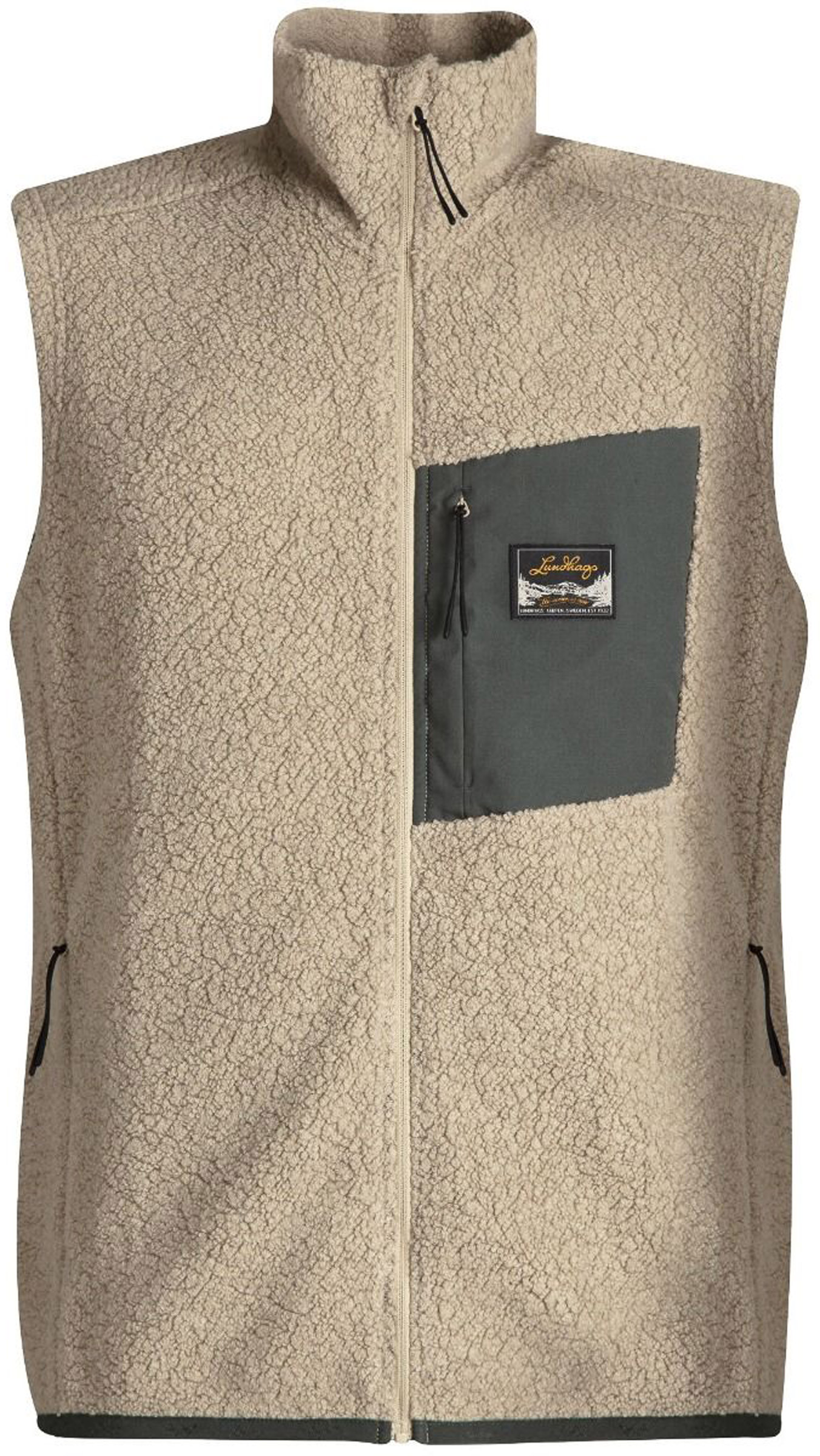 Flok Wool Pile Vest Lundhags herre
