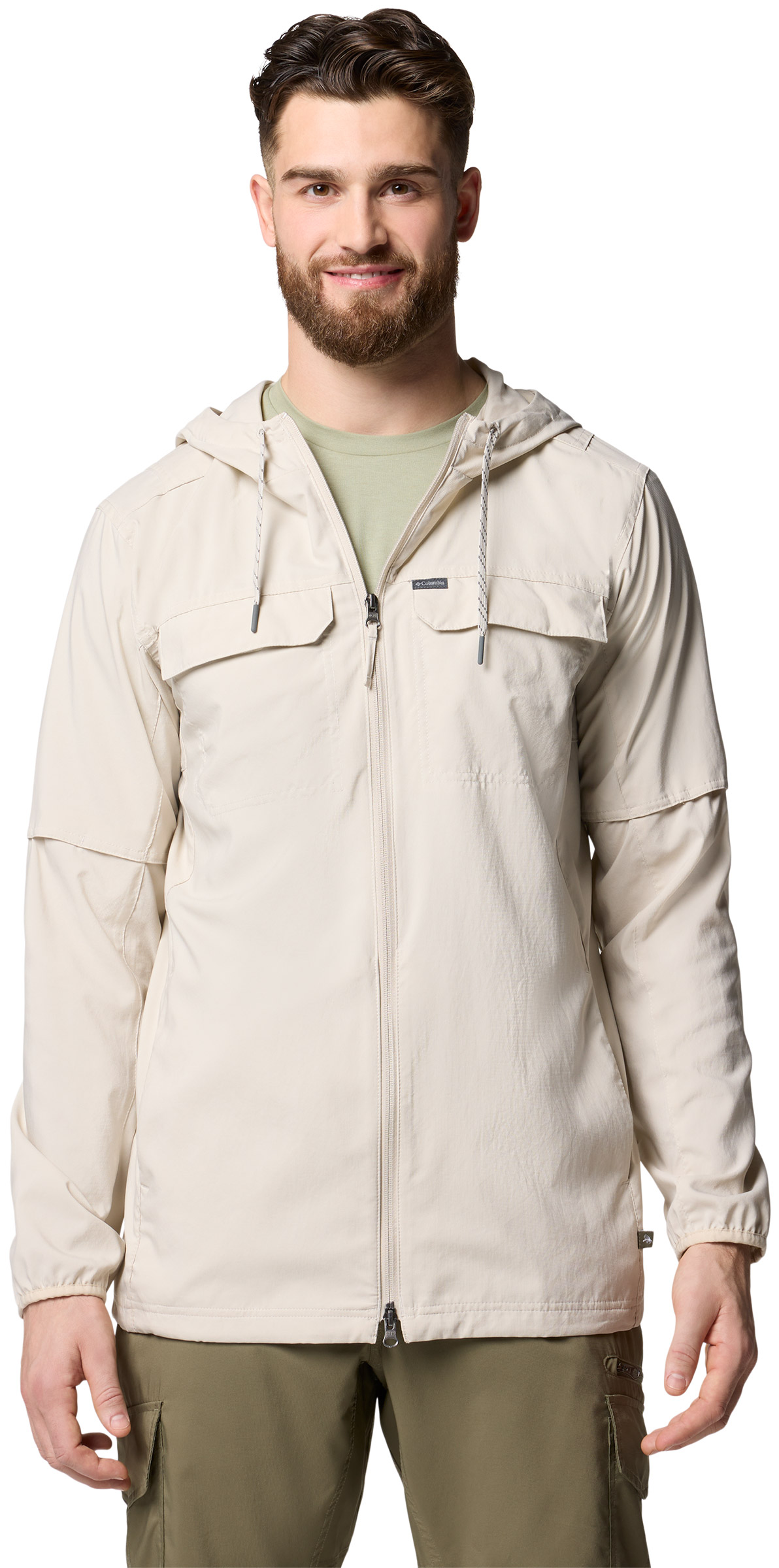 Skien Valley Hooded LS Shirt Herre Columbia brands