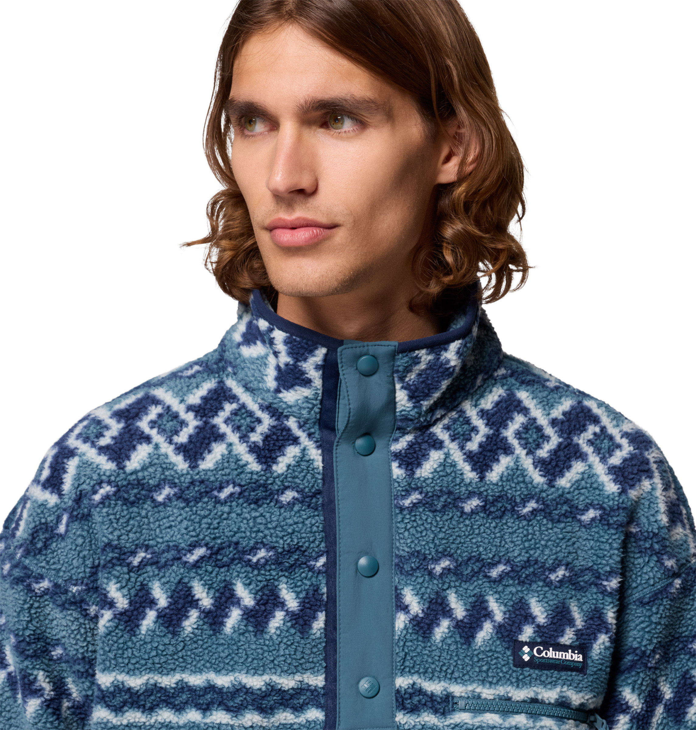 Helvetia II Printed Half Snap Fleece