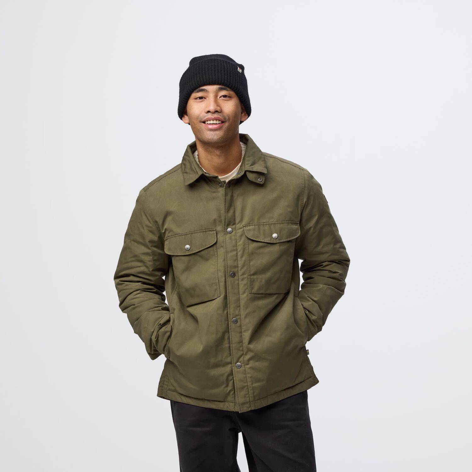 Övik Down Shirt Jacket Herre