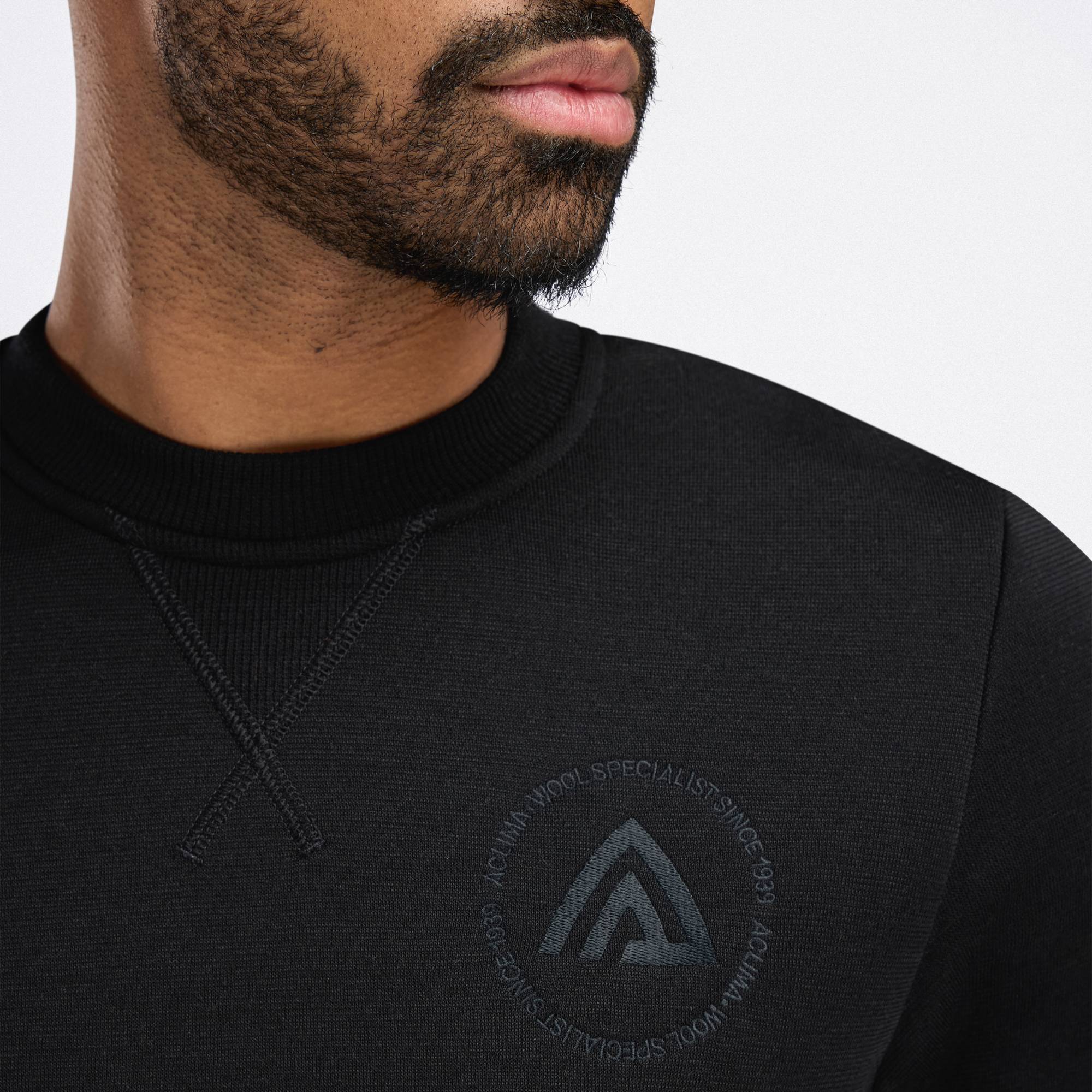 FleeceWool Crewneck Herre