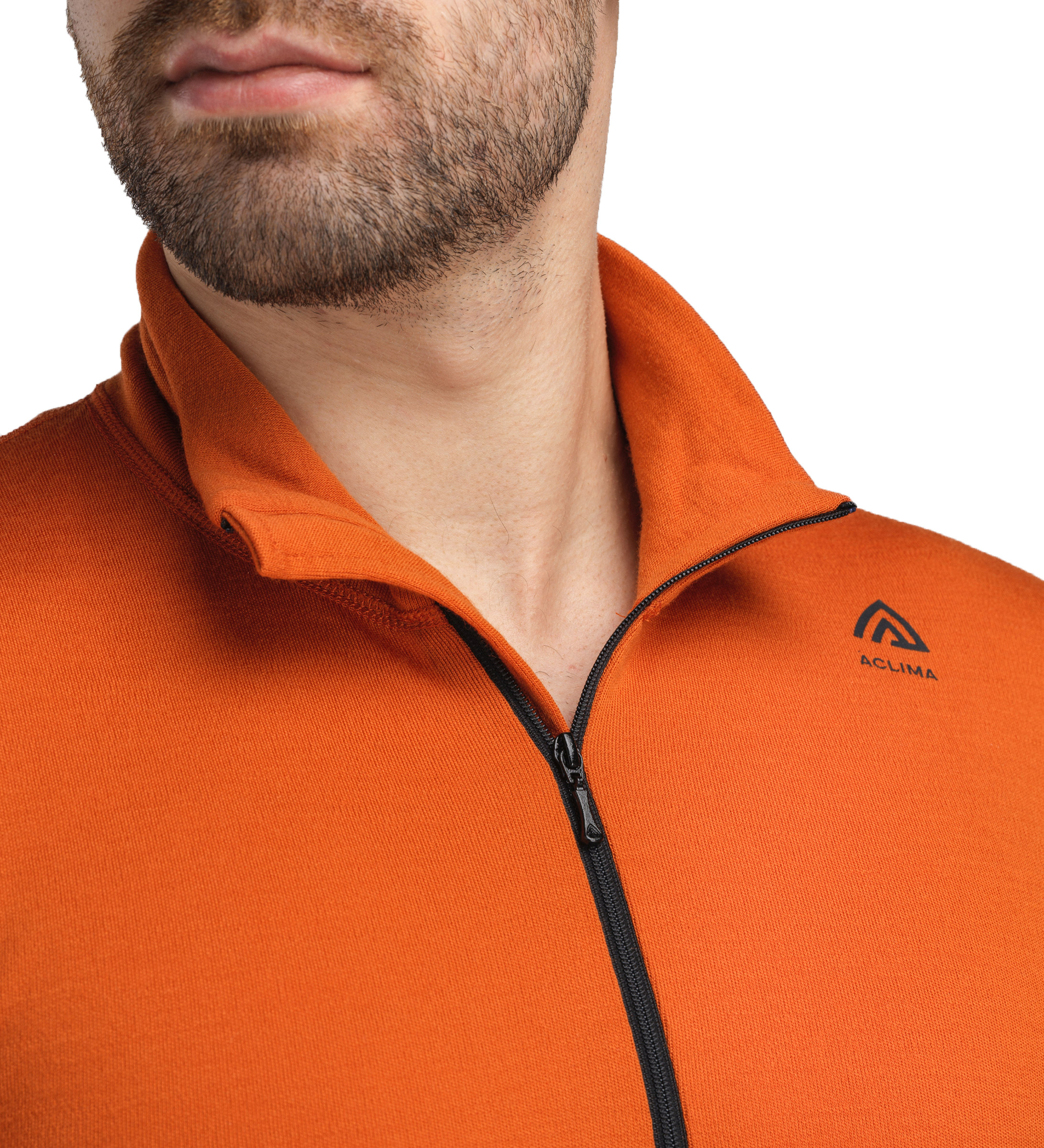 WarmWool Mock Neck with Zip