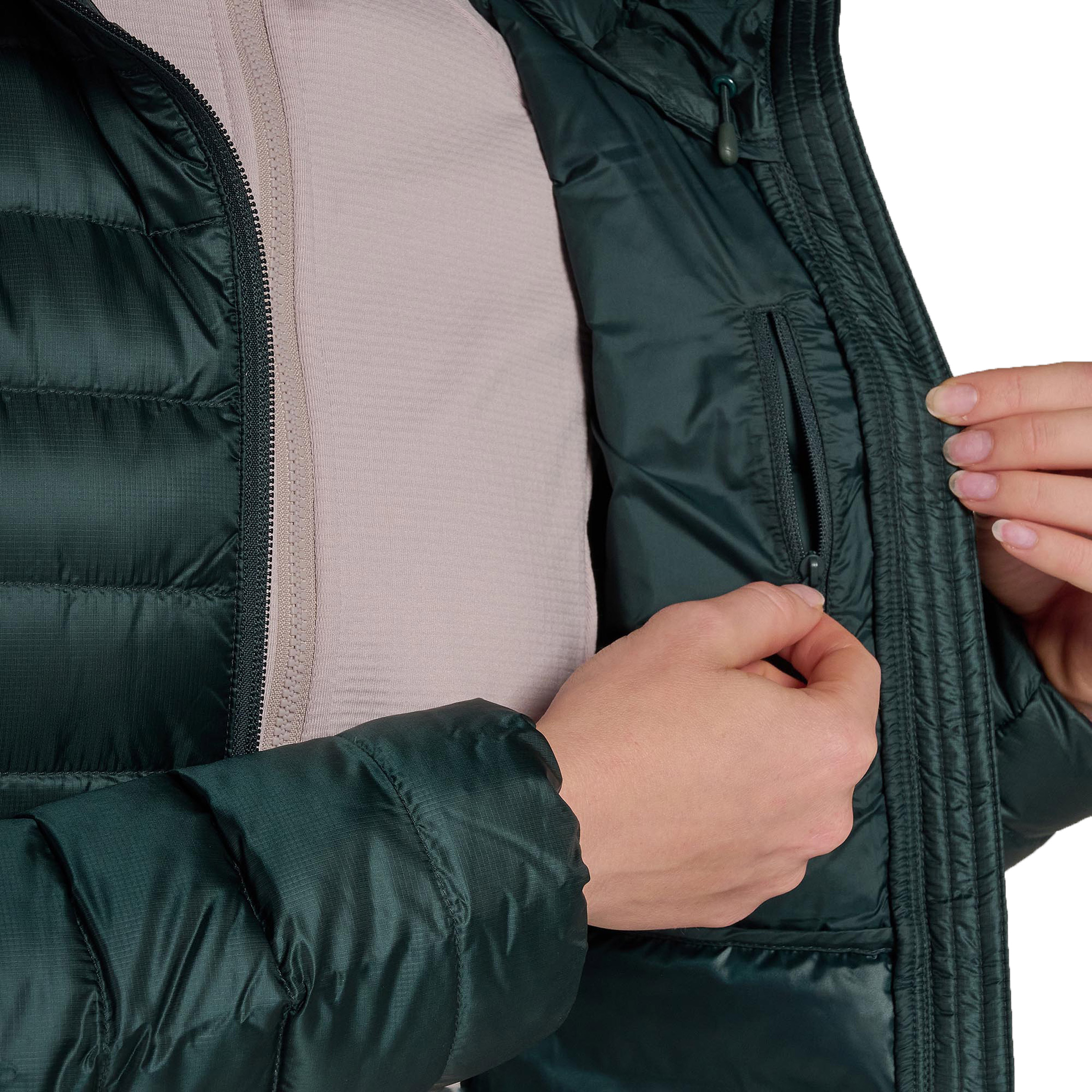 Anti Freeze Hooded Down Jacket Dame