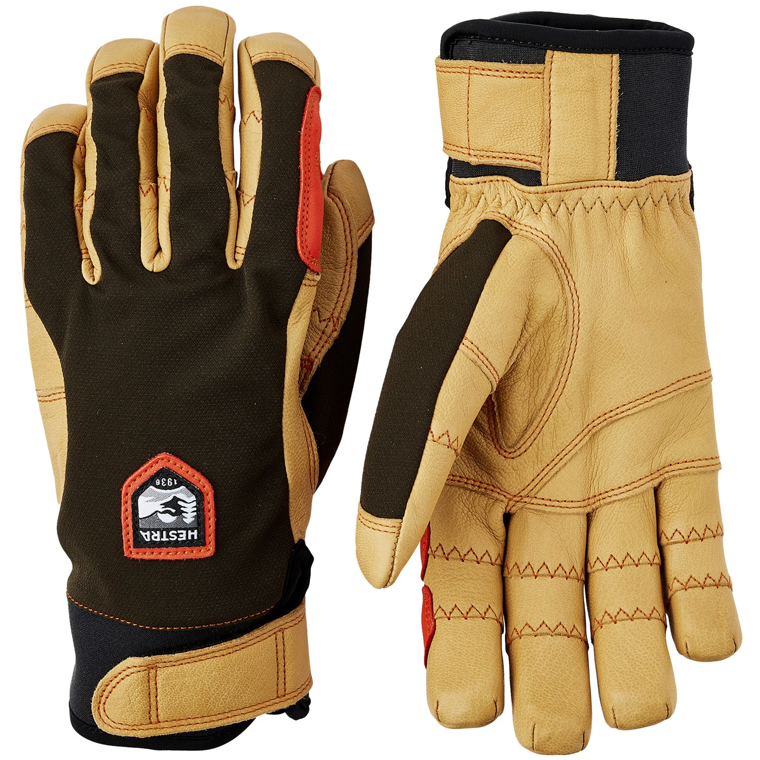 Hestra Ergo Grip Active Glove 10 Grøn/Gul/Orange/Brun Handsker & luffer