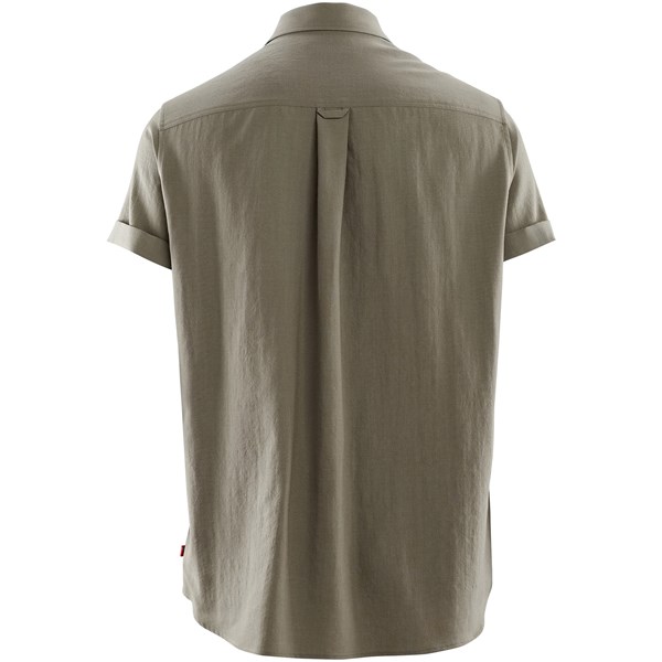 LeisureWool Woven Wool Short Sleeve Shirt