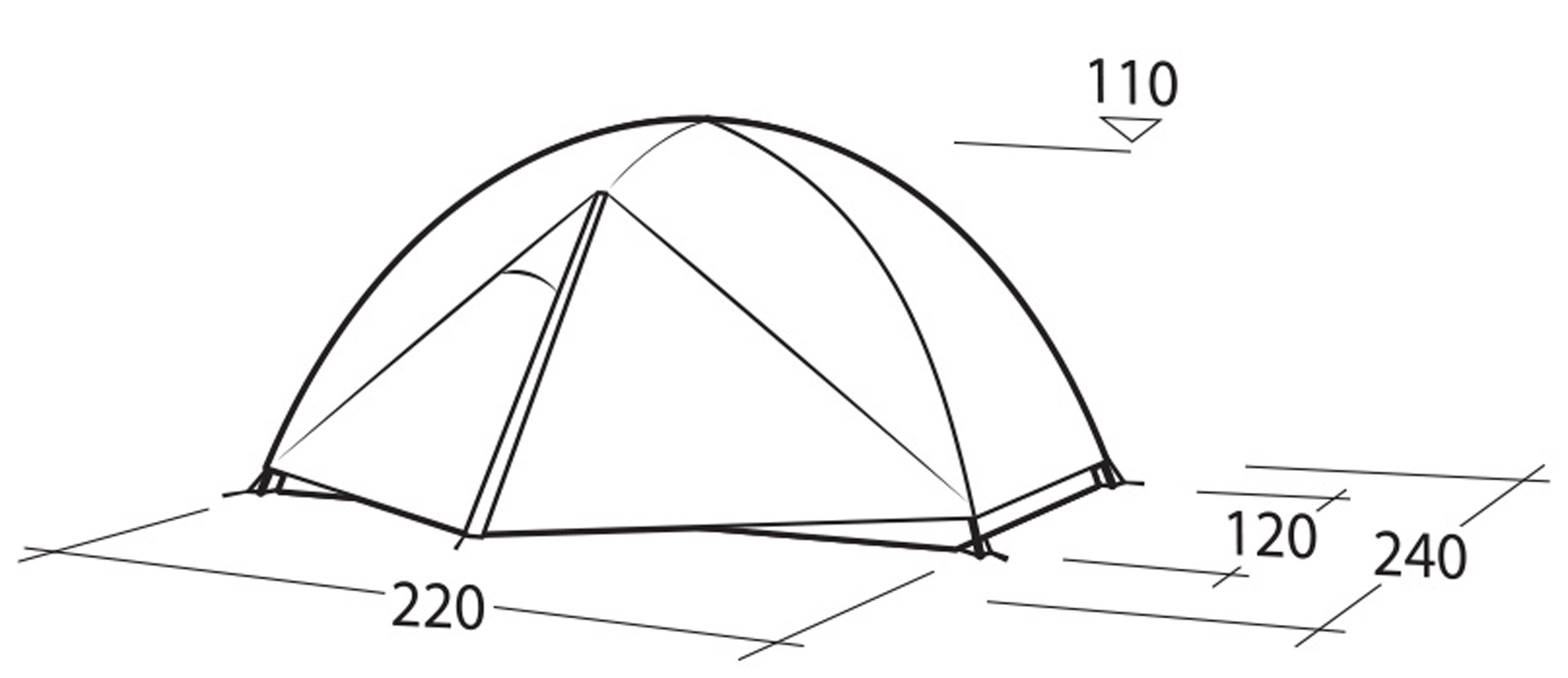Aster 2 Pro, 2-Personers Telt
